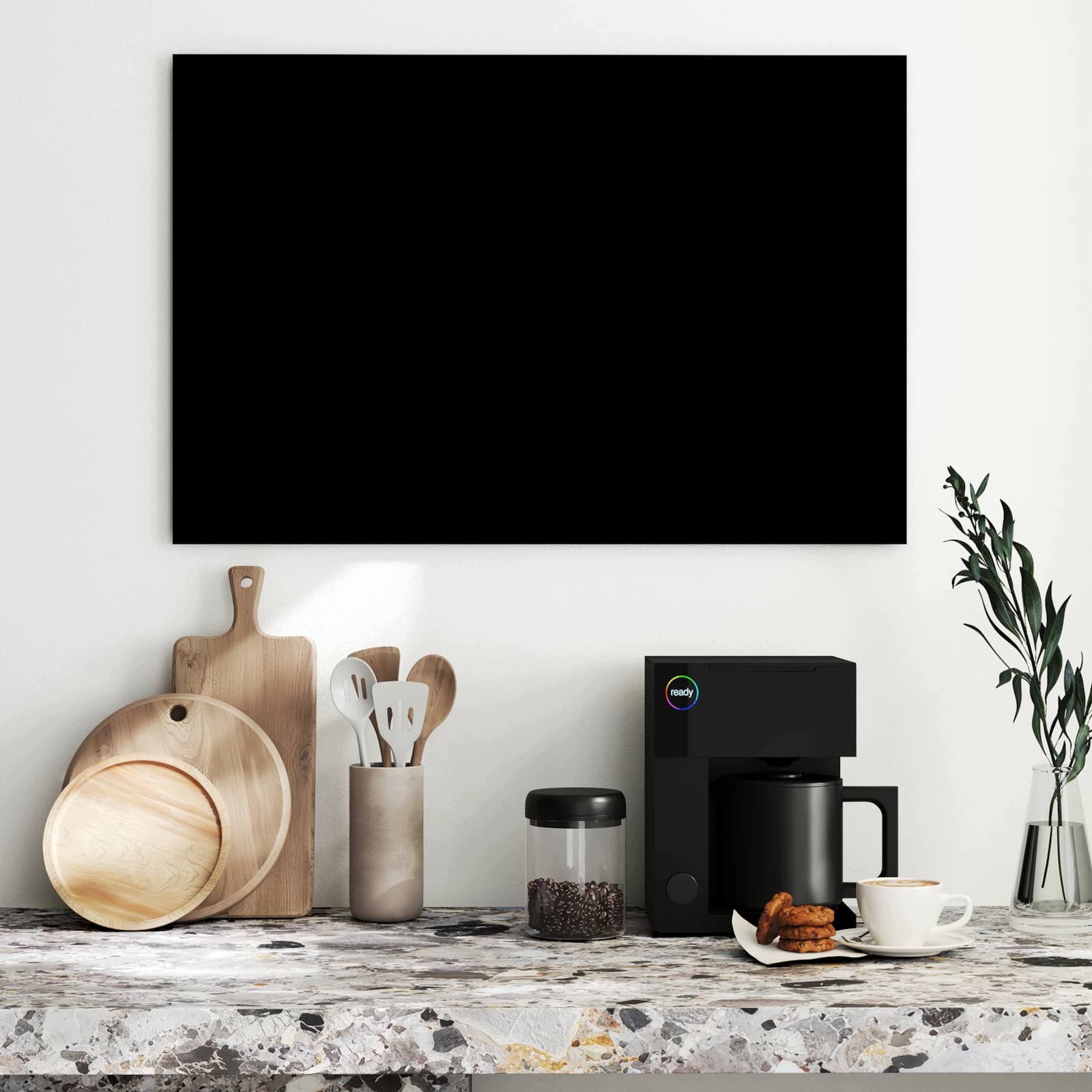 Magnetická tabule – obraz na zeď Černé pozadí | 90 × 60 cm