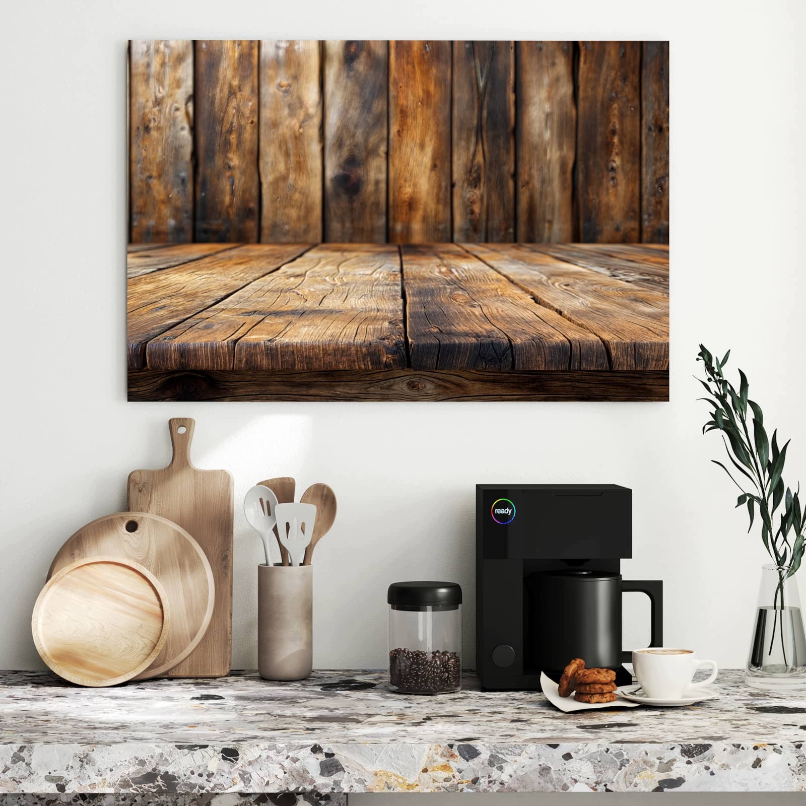 Magnetická tabule – obraz na zeď Vzhled dřevěné podlahy | 90 × 60 cm