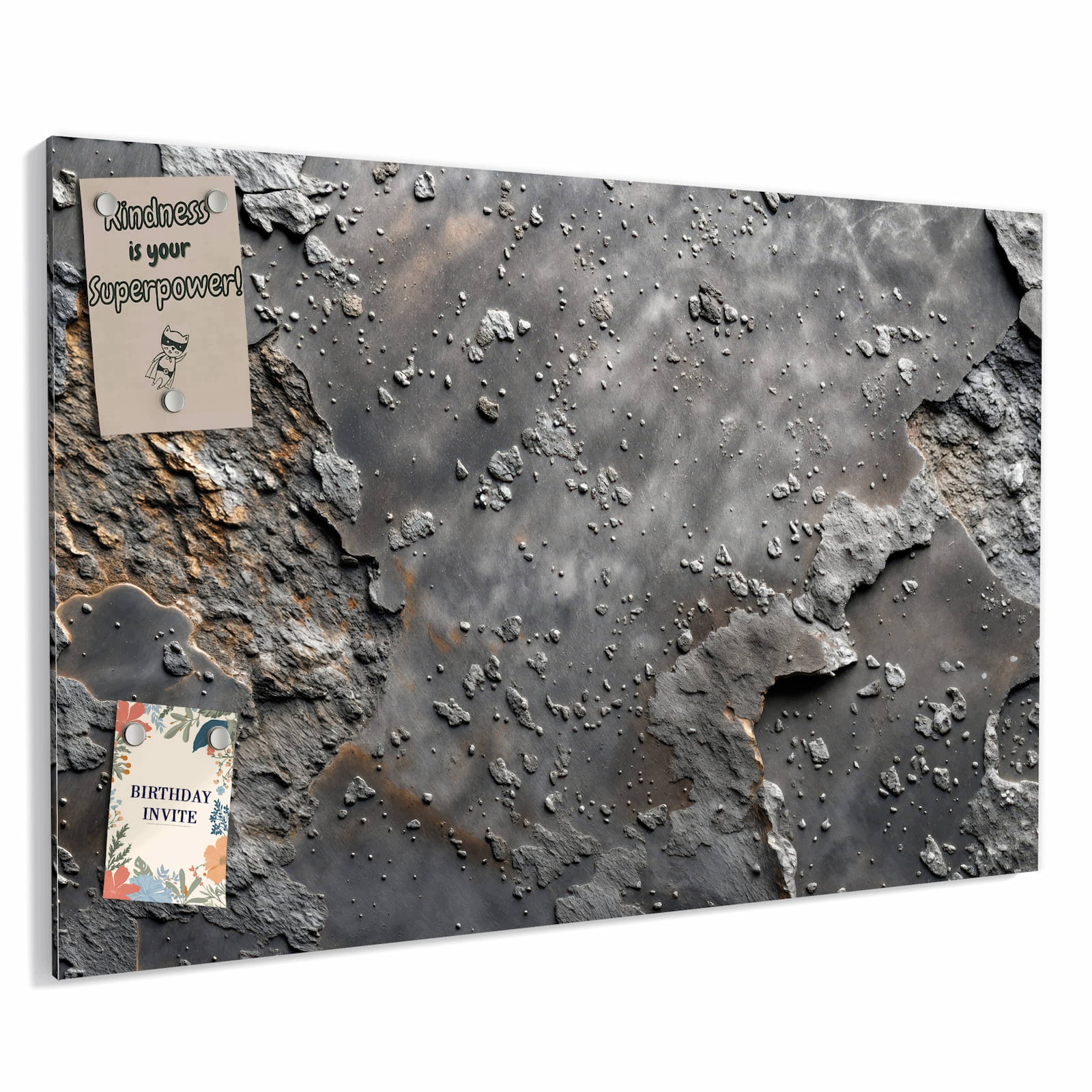 Magnetická tabule – obraz na zeď Zvětralý povrch | 90 × 60 cm