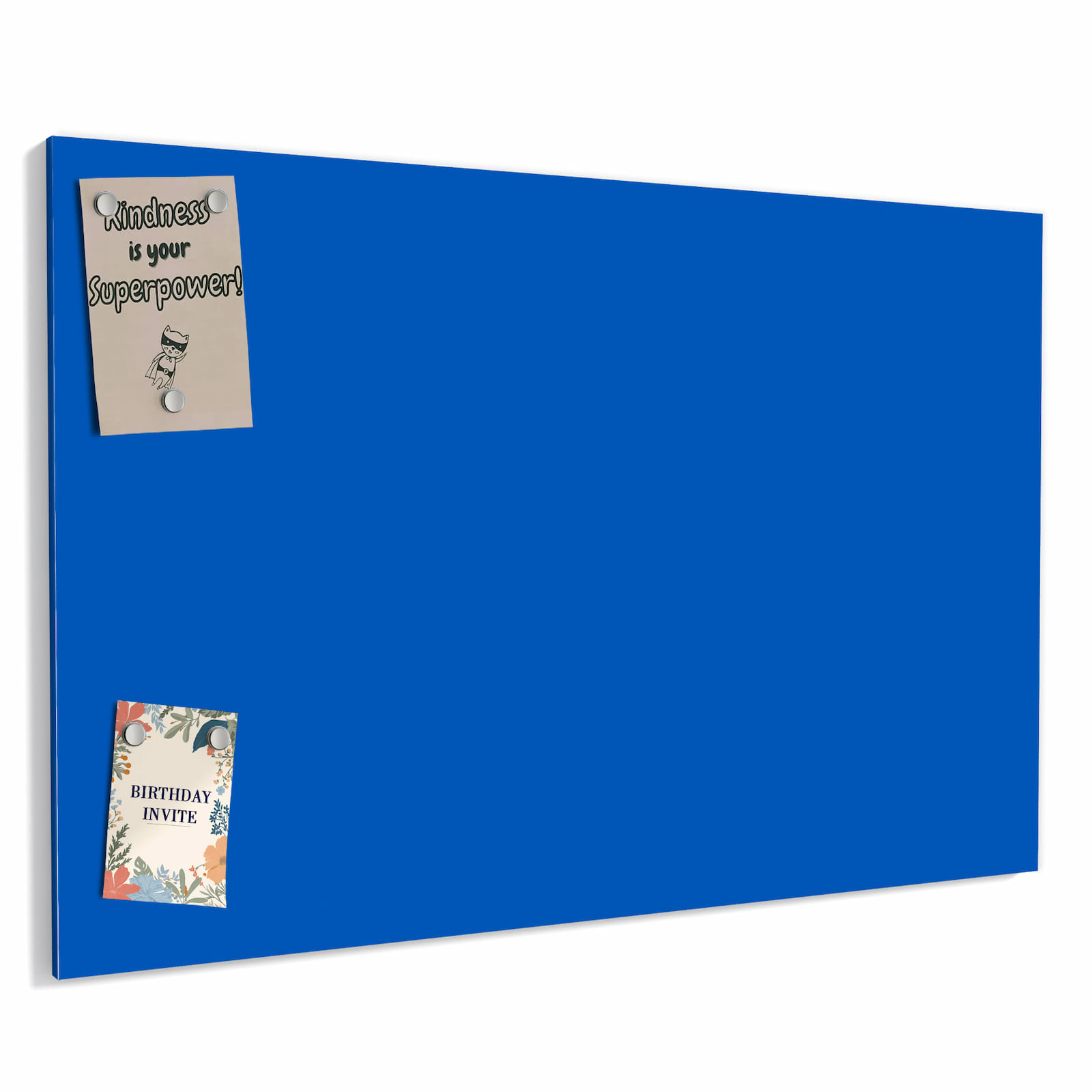 Magnetická tabule – obraz na zeď Modré pozadí I | 90 × 60 cm
