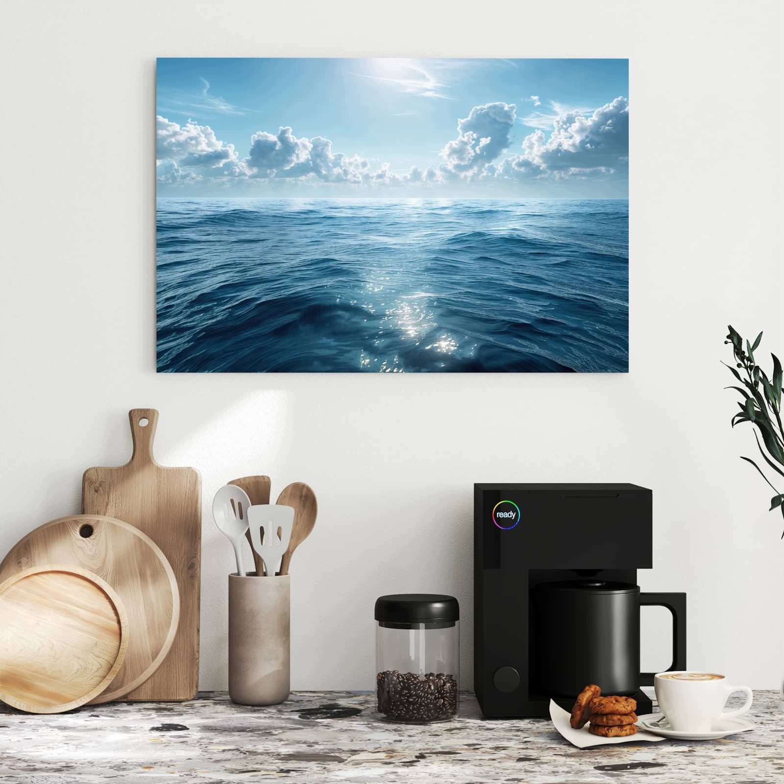 Magnetická tabule – obraz na zeď Výhled na moře | 60 × 40 cm