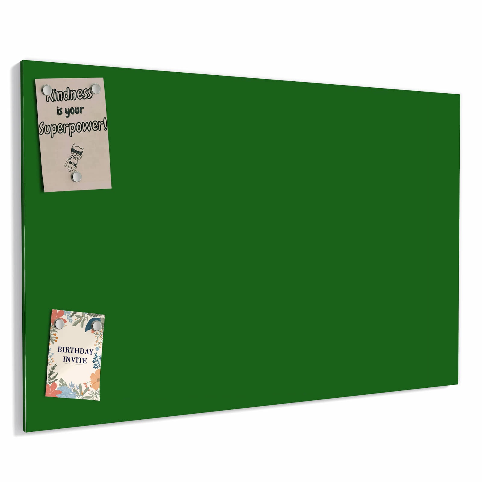 Magnetická tabule – obraz na zeď Tmavě zelené pozadí II | 90 × 60 cm