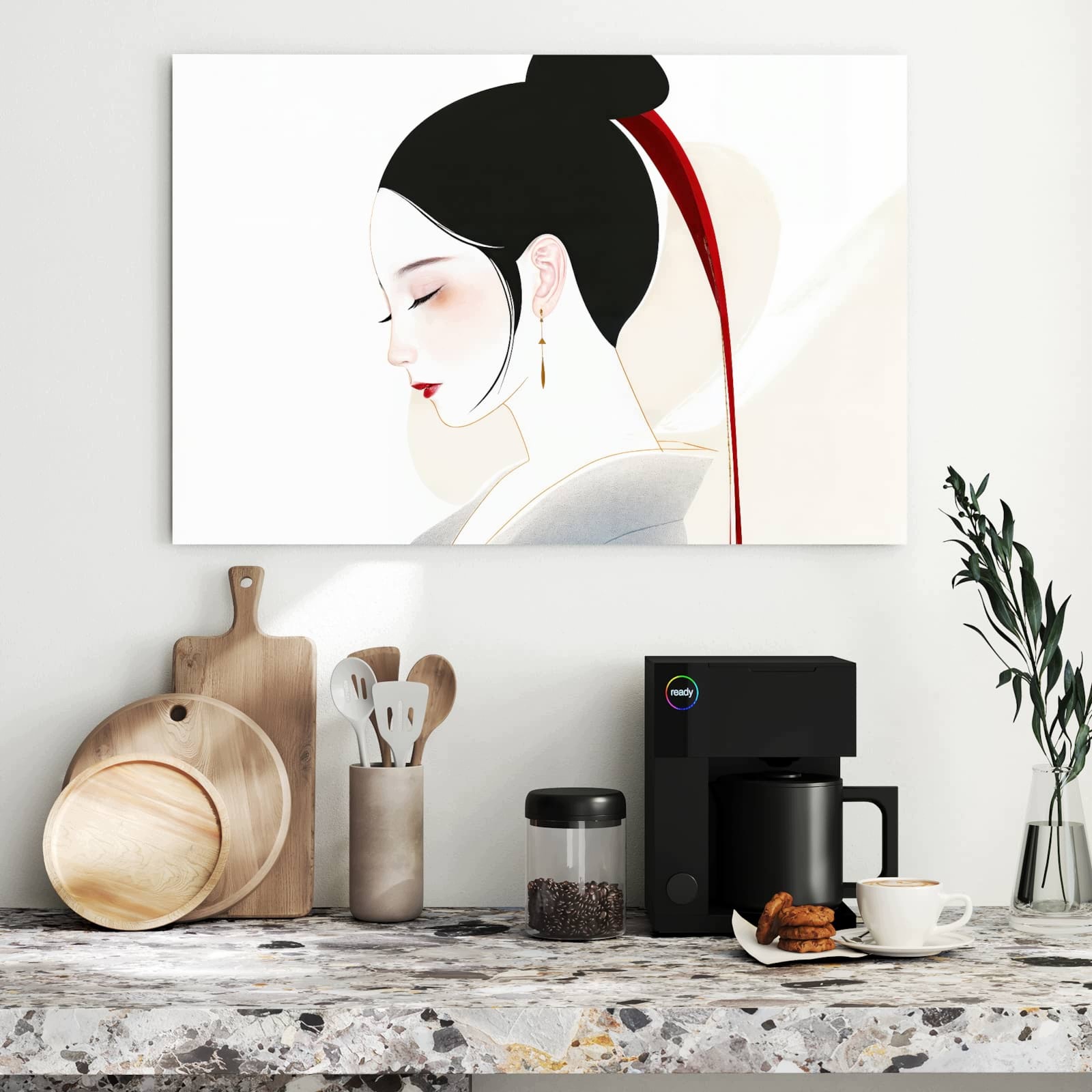 Magnetická tabule – obraz na zeď Stylové abstrakce | 90 × 60 cm
