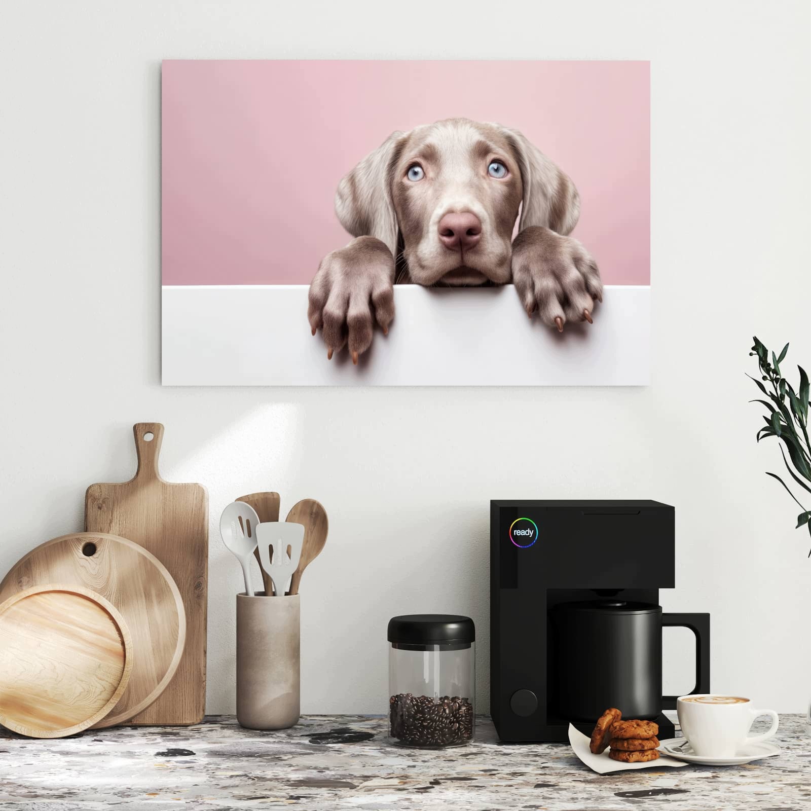 Magnetická tabule – obraz na zeď Roztomilé štěně | 60 × 40 cm