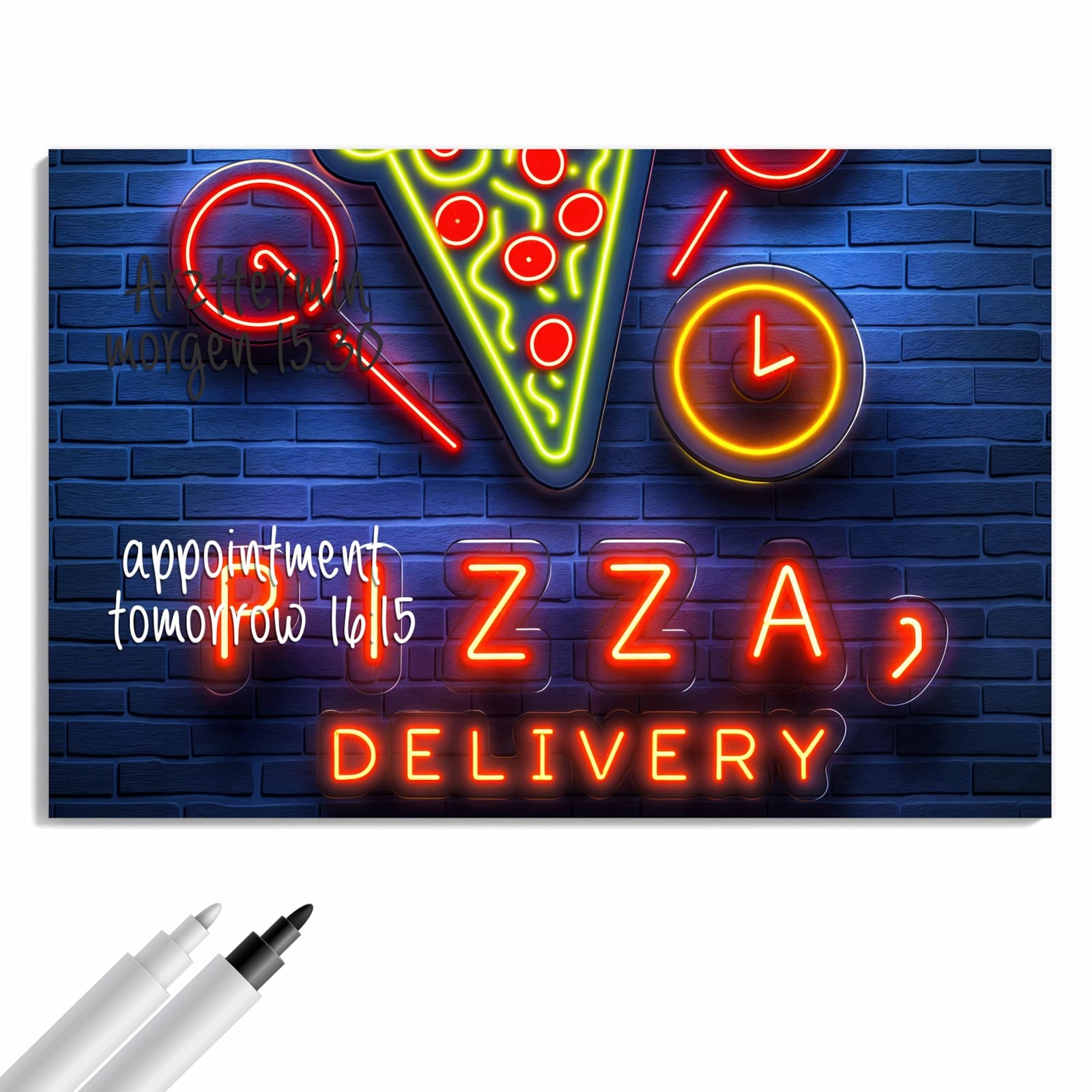 Magnetická tabule – obraz na zeď Rozvoz pizzy | 60 × 40 cm