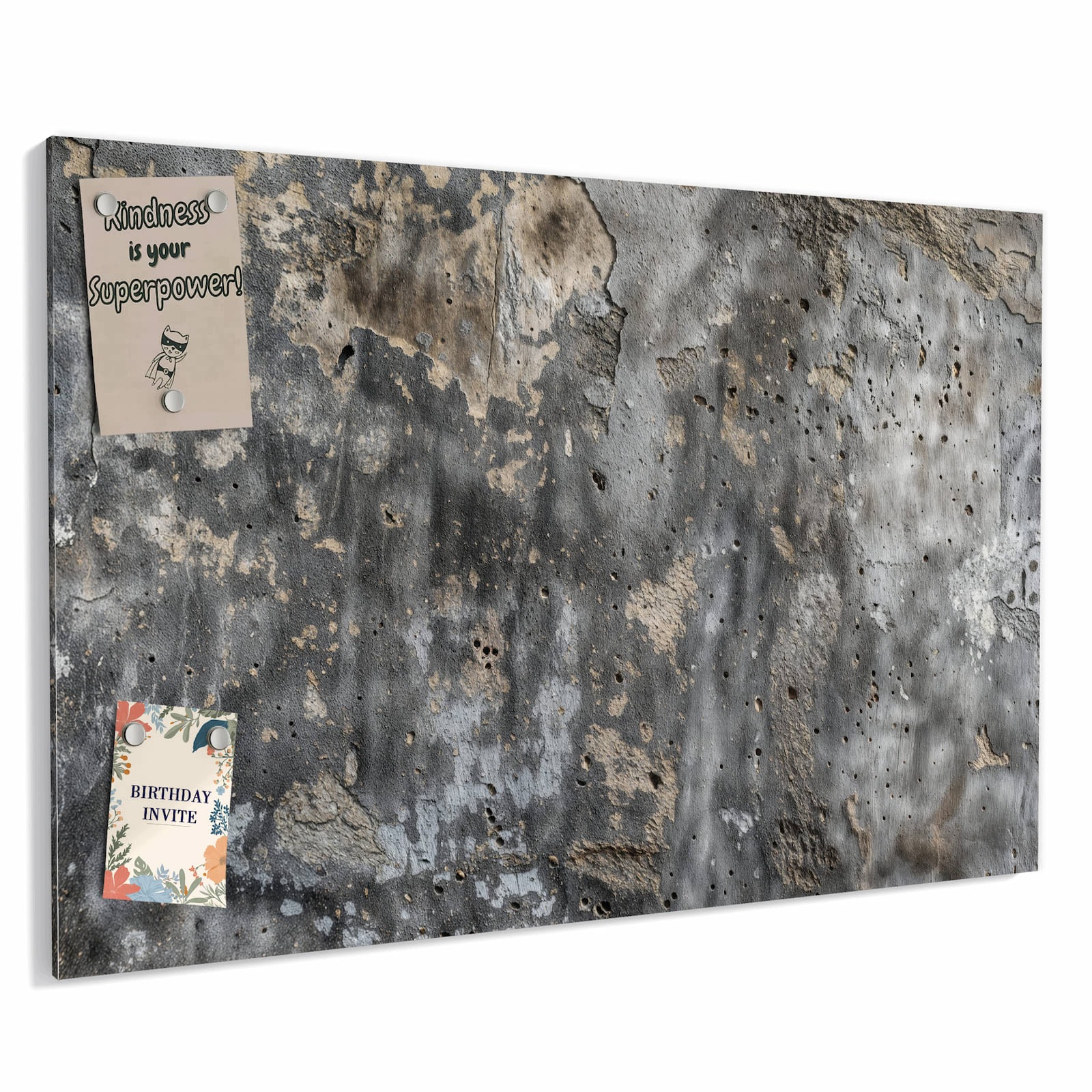 Magnetická tabule – obraz na zeď Drsná betonová stěna | 60 × 40 cm