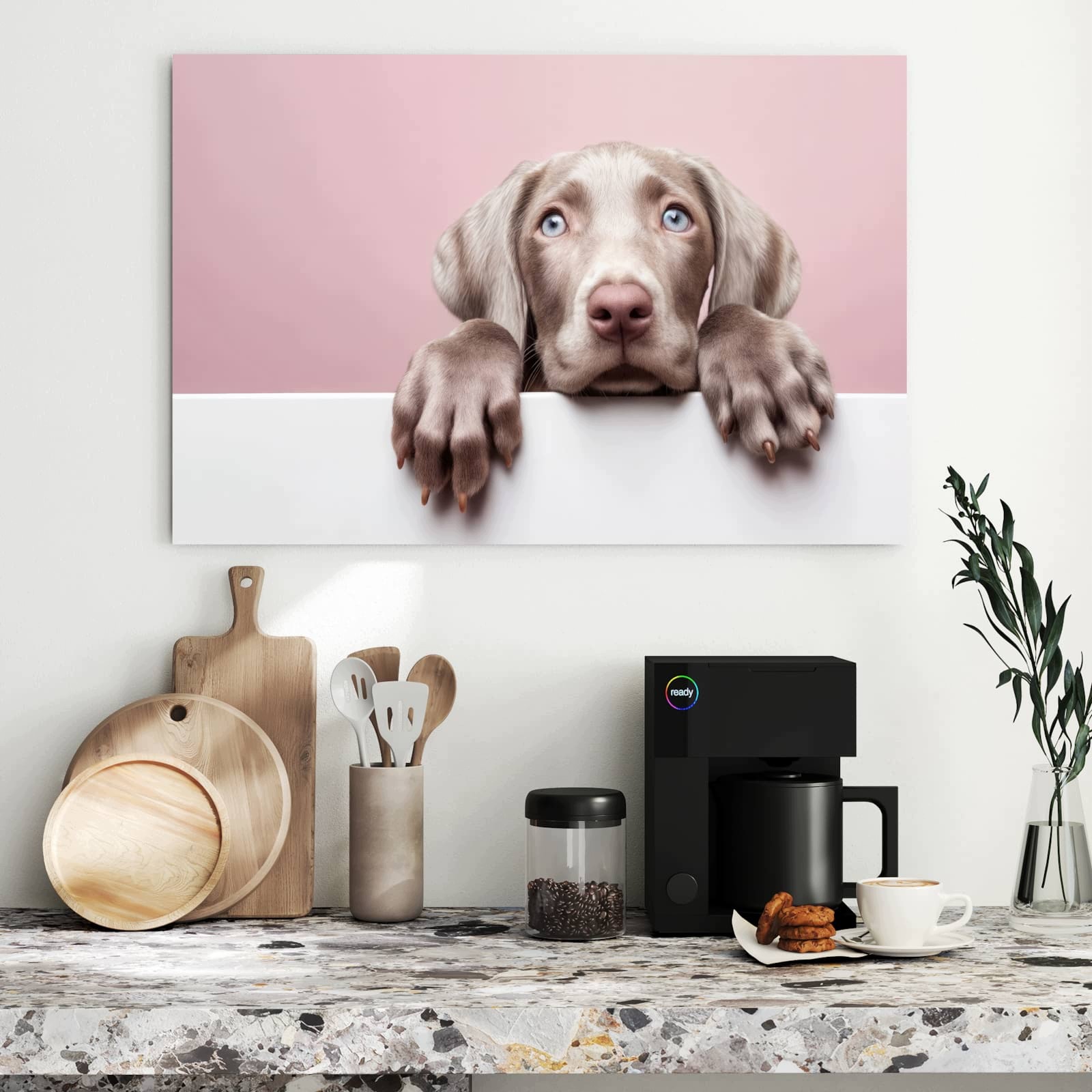 Magnetická tabule – obraz na zeď Roztomilé štěně | 90 × 60 cm
