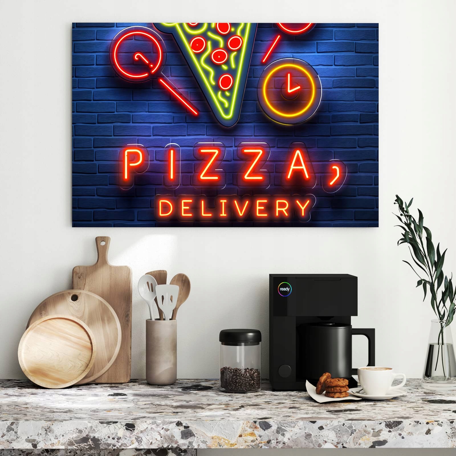 Magnetická tabule – obraz na zeď Rozvoz pizzy | 90 × 60 cm