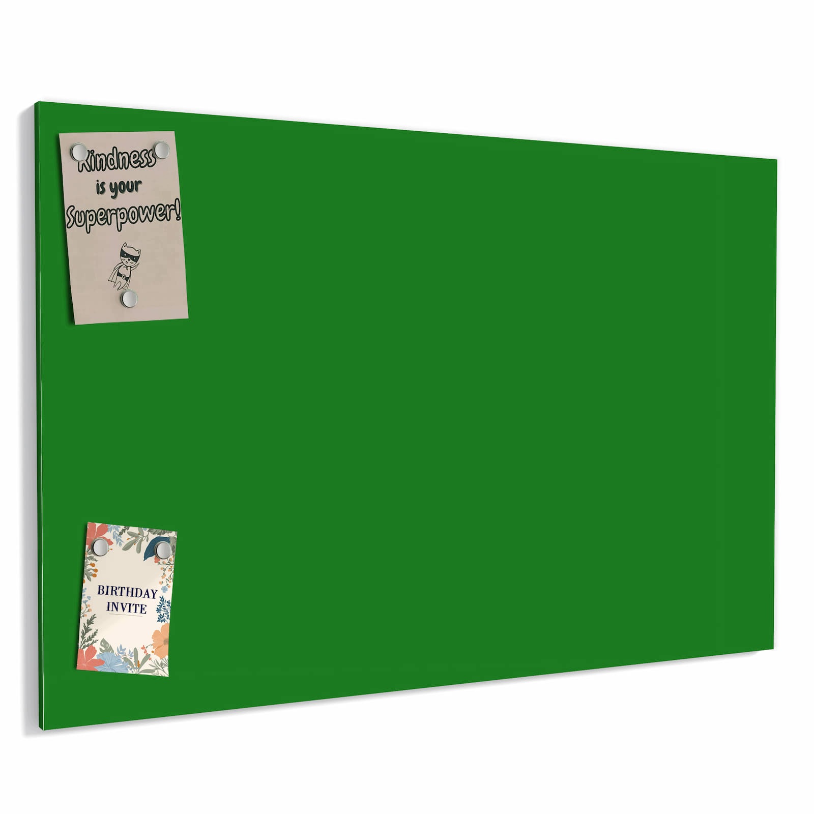 Magnetická tabule – obraz na zeď Zelené pozadí I | 90 × 60 cm