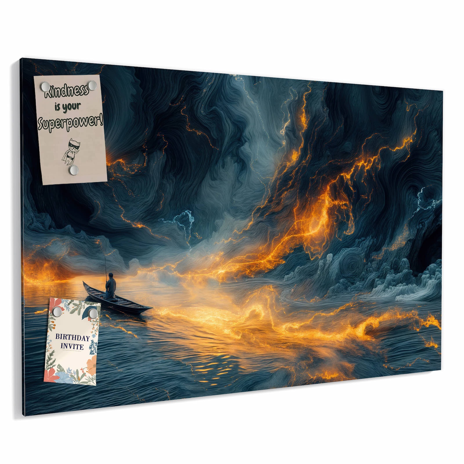 Magnetická tabule – obraz na zeď Oheň voda | 60 × 40 cm