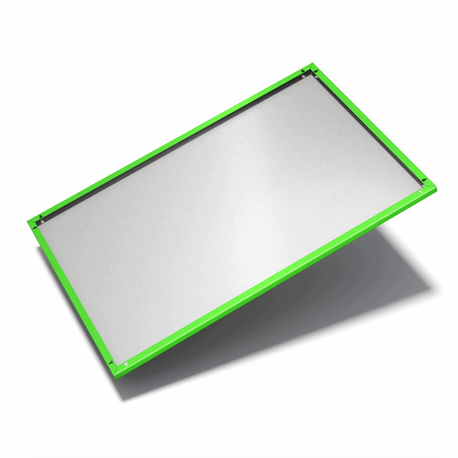Magnetická tabule – obraz na zeď Neonovozelené pozadí | 90 × 60 cm
