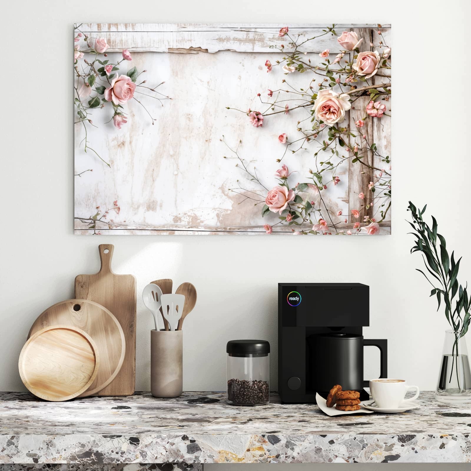 Magnetická tabule – obraz na zeď Elegantní růže – motiv 2 | 90 × 60 cm