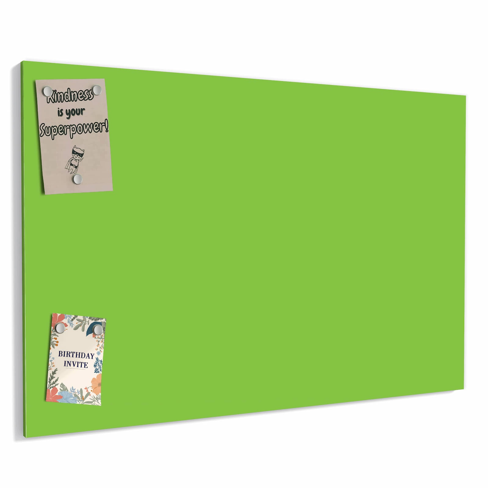 Magnetická tabule – obraz na zeď Světle zelené pozadí | 60 × 40 cm