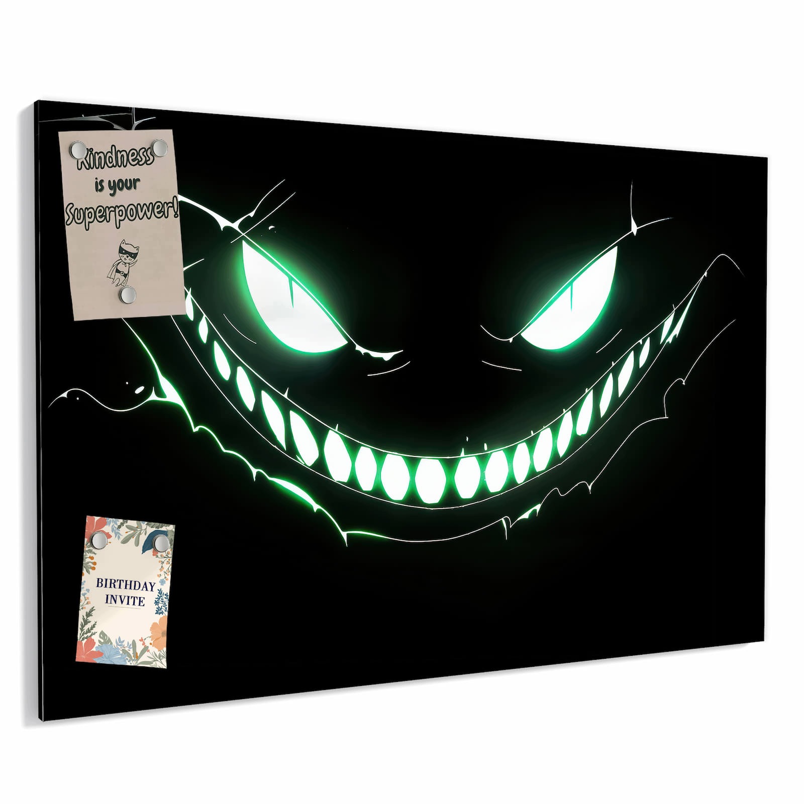 Magnetická tabule – obraz na zeď Usměvavá tvář | 60 × 40 cm