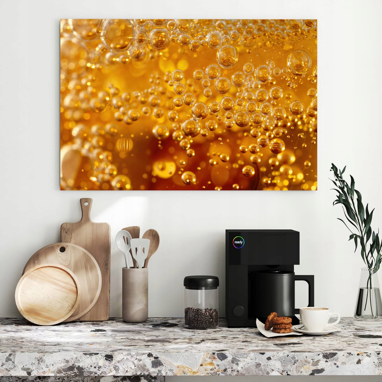 Magnetická tabule – obraz na zeď Šumivé bublinky | 90 × 60 cm