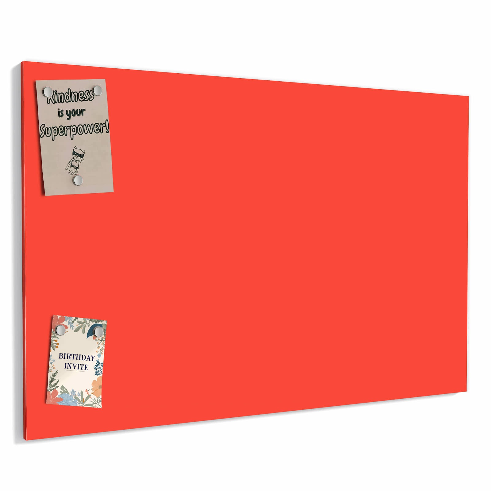 Magnetická tabule – obraz na zeď Červené pozadí II | 90 × 60 cm