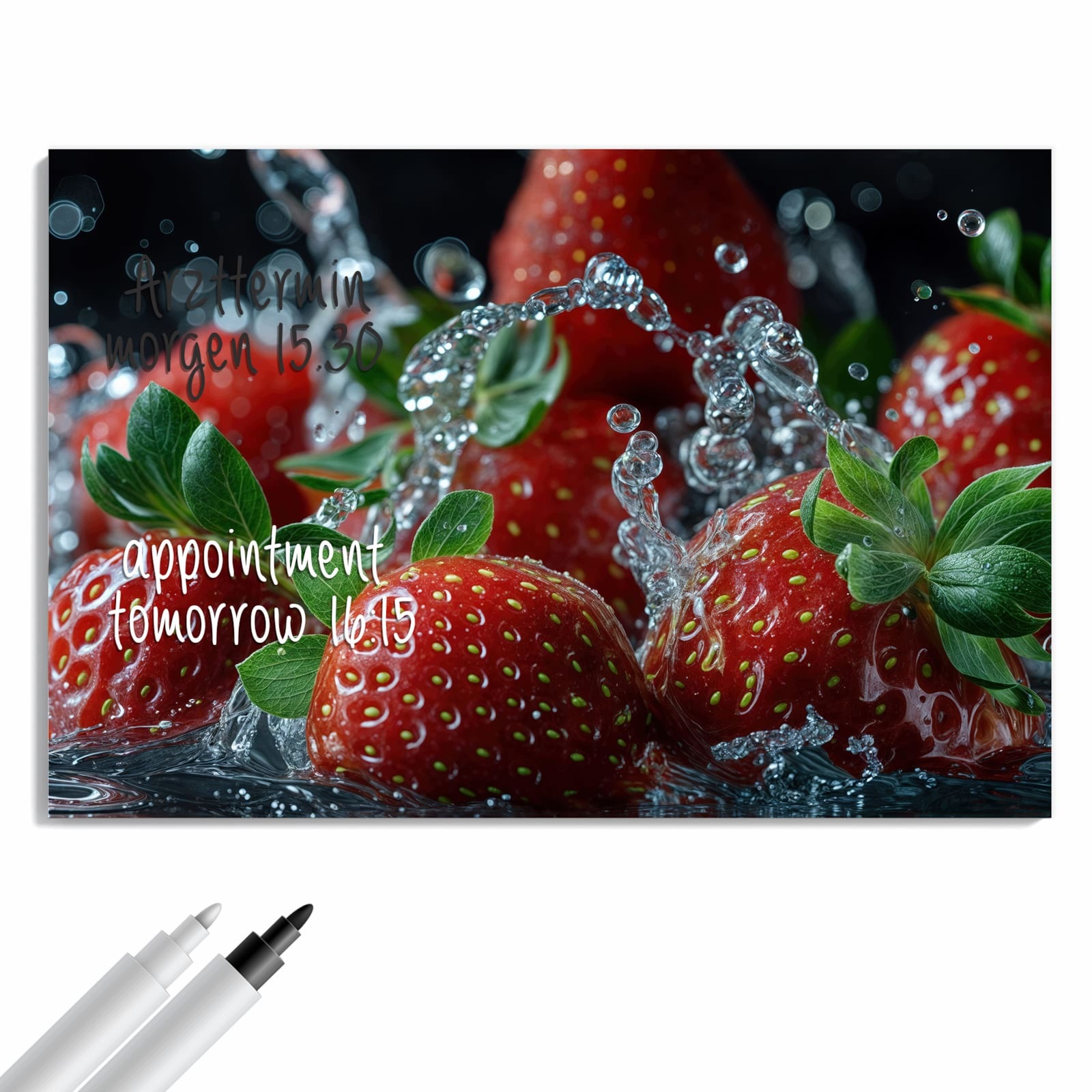 Magnetická tabule – obraz na zeď Čerstvé jahody košík | 60 × 40 cm