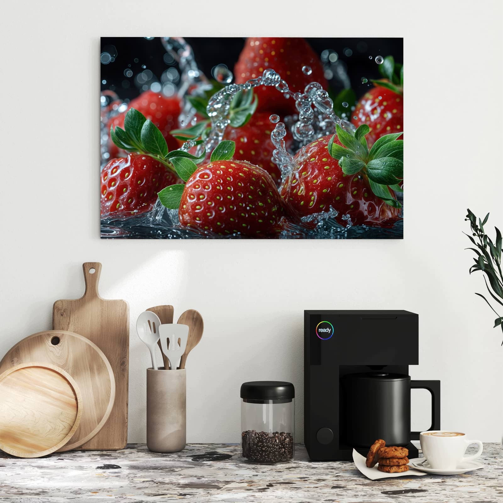 Magnetická tabule – obraz na zeď Čerstvé jahody košík | 60 × 40 cm