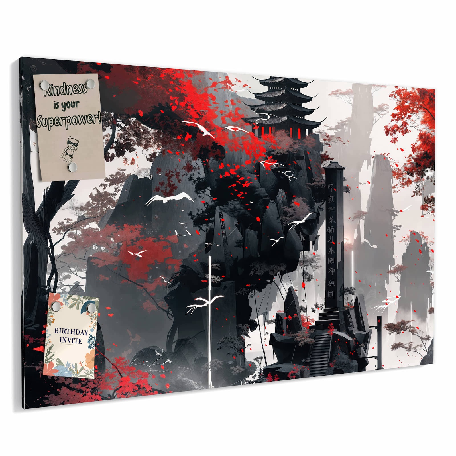 Magnetická tabule – obraz na zeď Mystický chrám | 60 × 40 cm