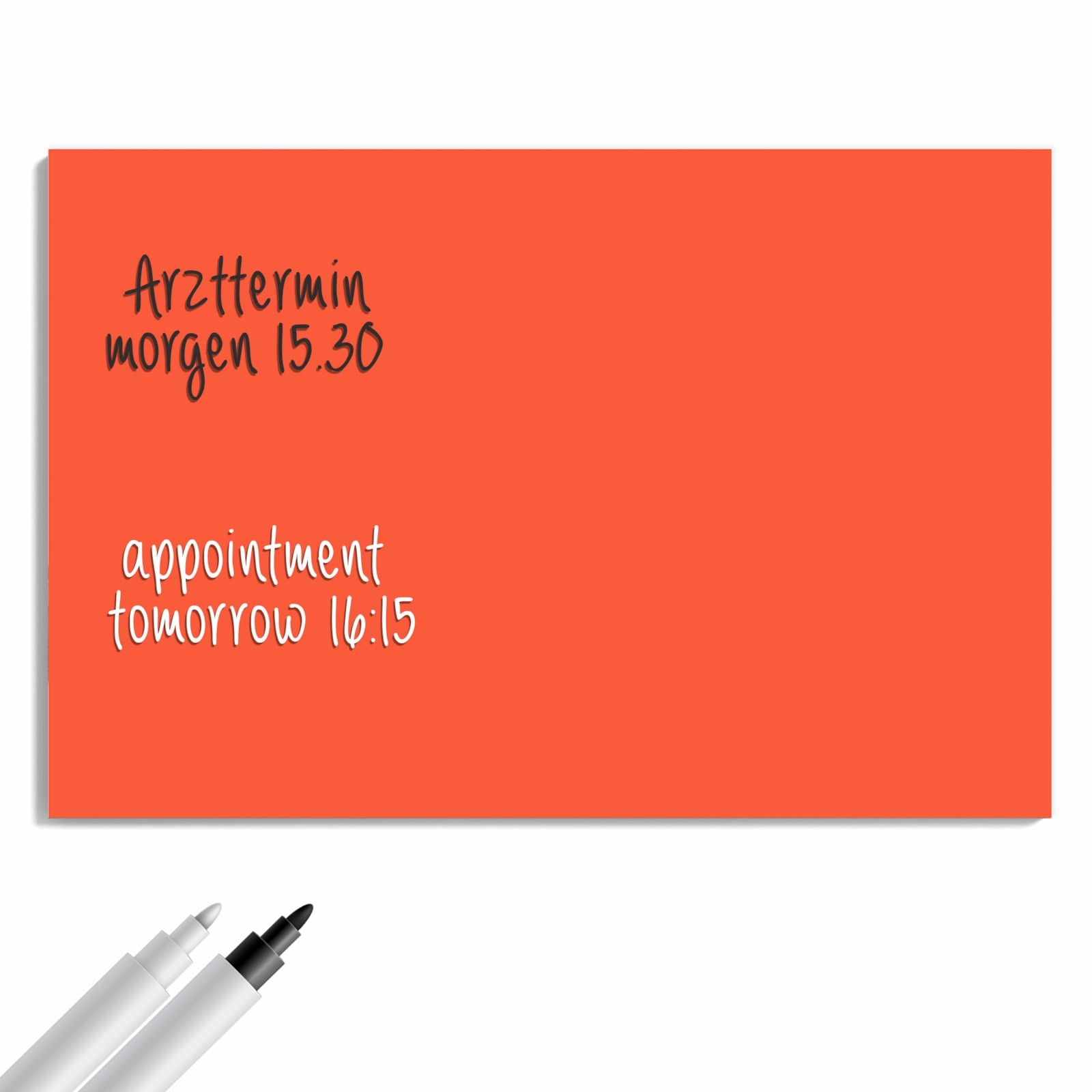 Magnetická tabule – obraz na zeď Červeno-oranžové pozadí | 60 × 40 cm