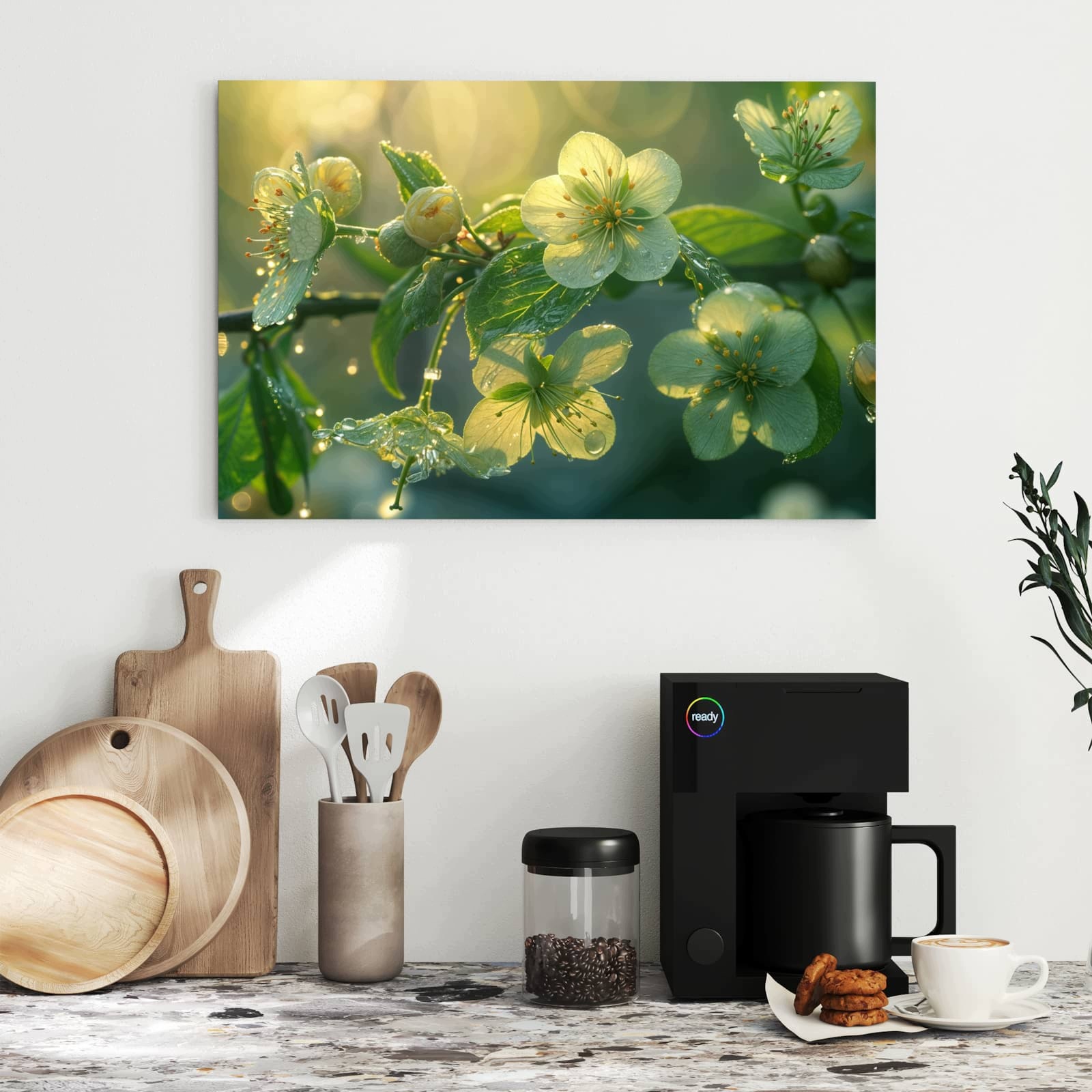 Magnetická tabule – obraz na zeď Kvetoucí poupata | 60 × 40 cm