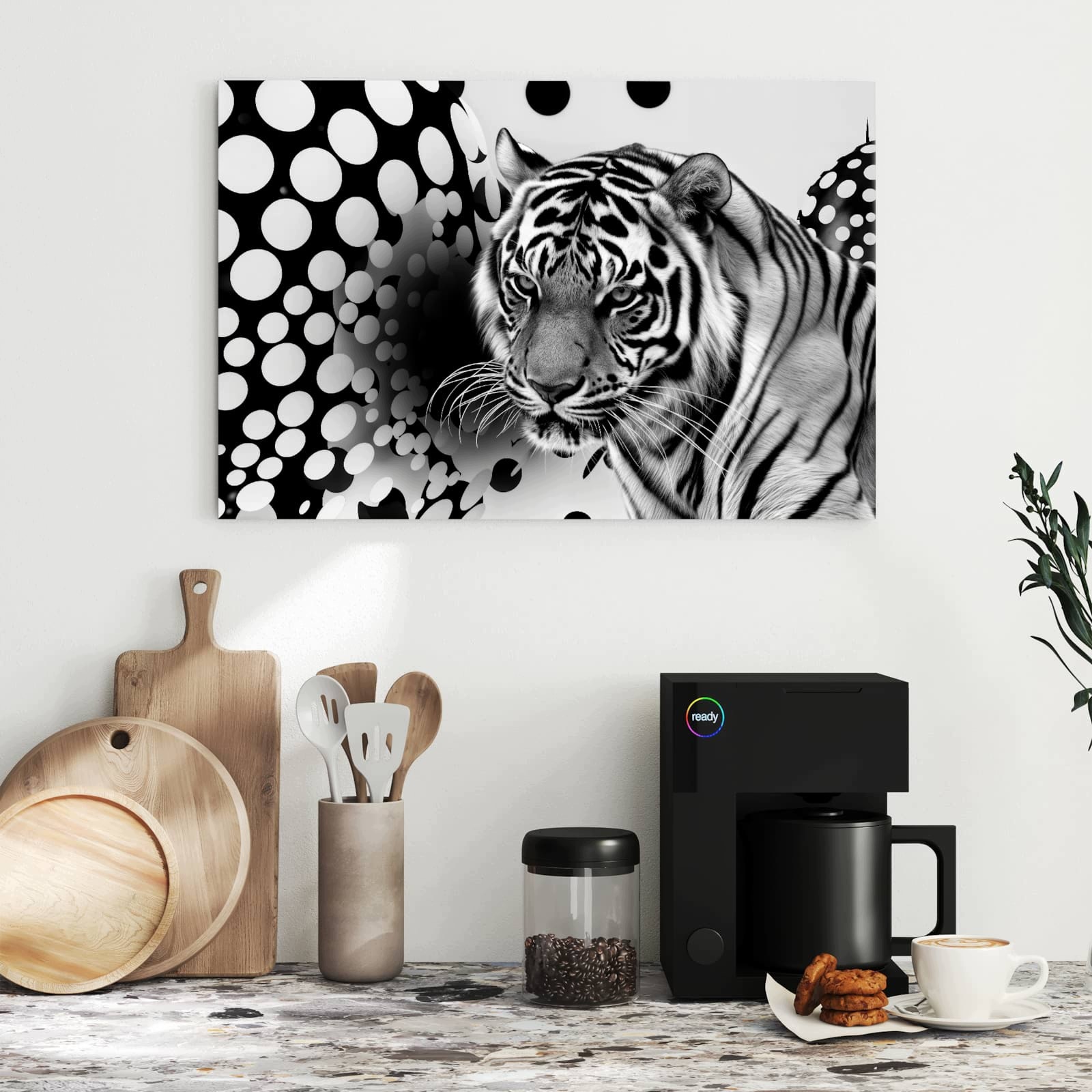 Magnetická tabule – obraz na zeď Skvrny tygra | 60 × 40 cm