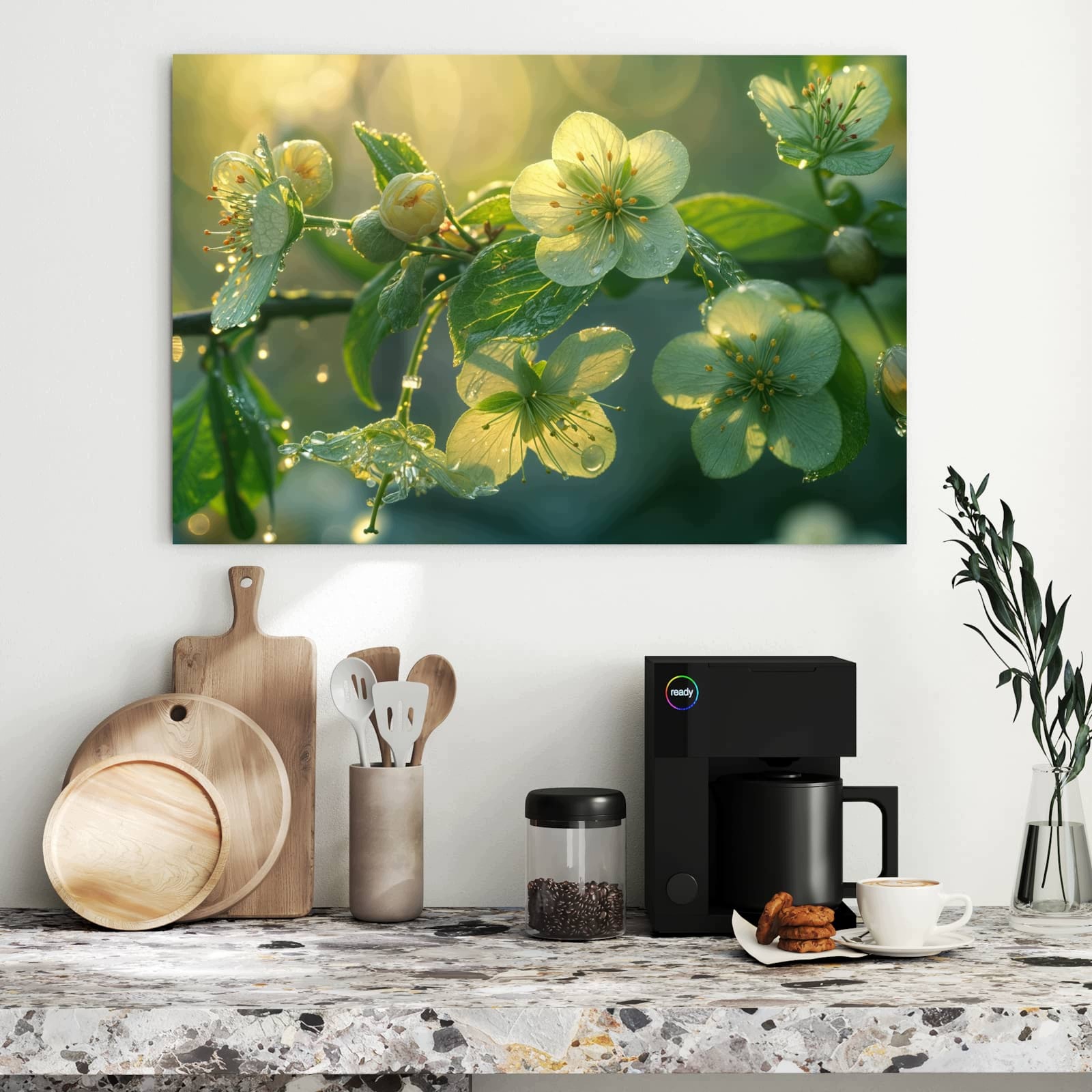 Magnetická tabule – obraz na zeď Kvetoucí poupata | 90 × 60 cm