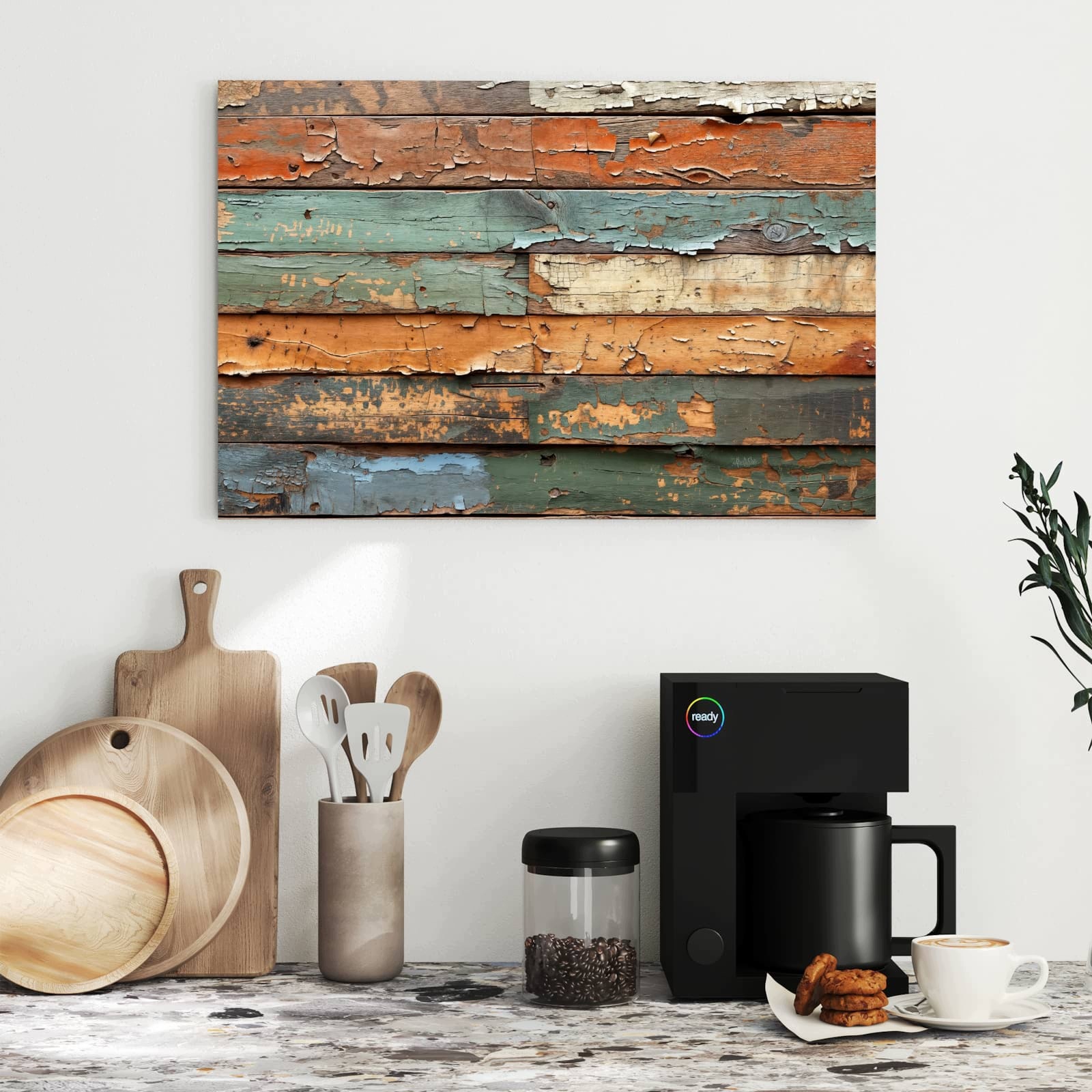 Magnetická tabule – obraz na zeď Antická prkna | 60 × 40 cm