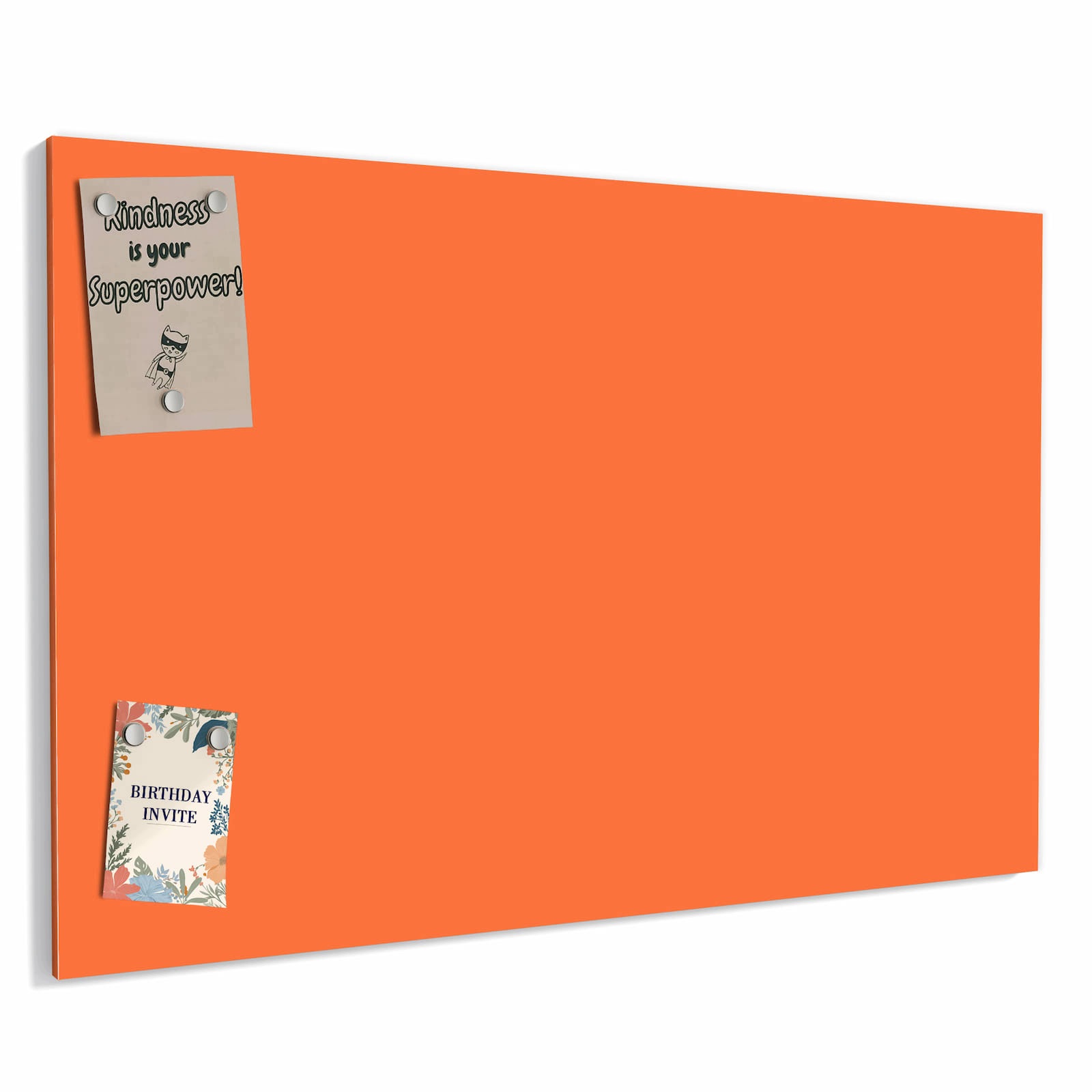Magnetická tabule – obraz na zeď Tmavě oranžové pozadí I | 60 × 40 cm