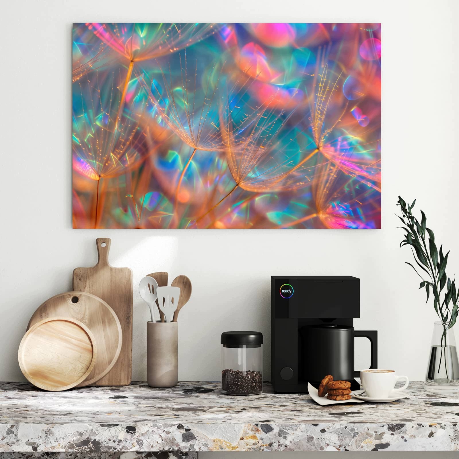 Magnetická tabule – obraz na zeď Třpytivá příroda | 90 × 60 cm