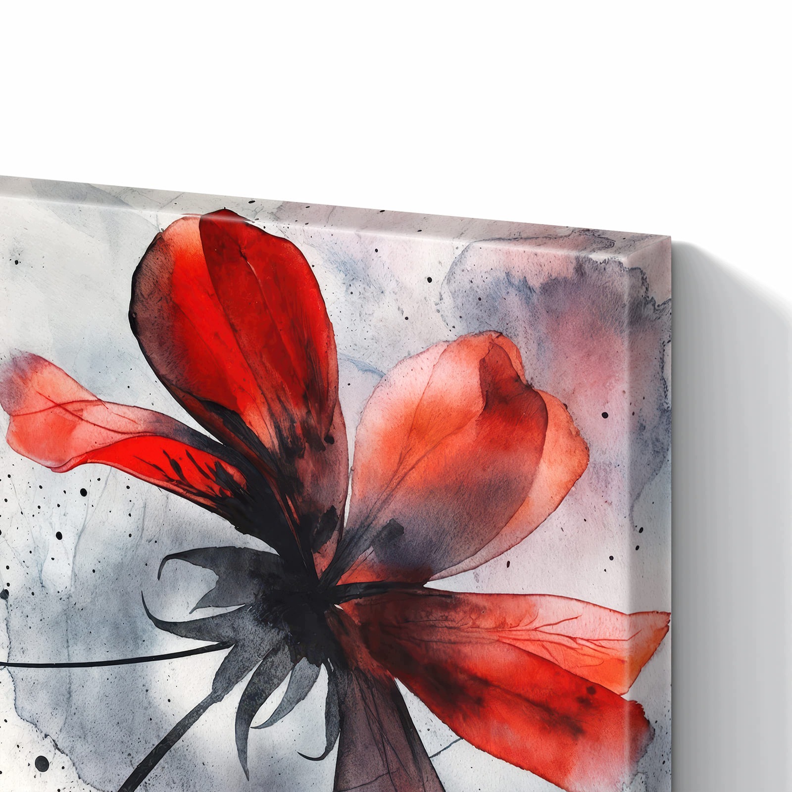 Magnetická tabule – obraz na zeď Abstraktní květina | 90 × 60 cm