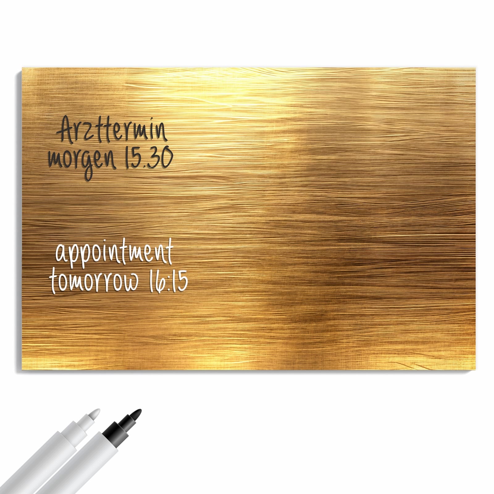 Magnetická tabule – obraz na zeď Zlatý texturovaný povrch | 60 × 40 cm