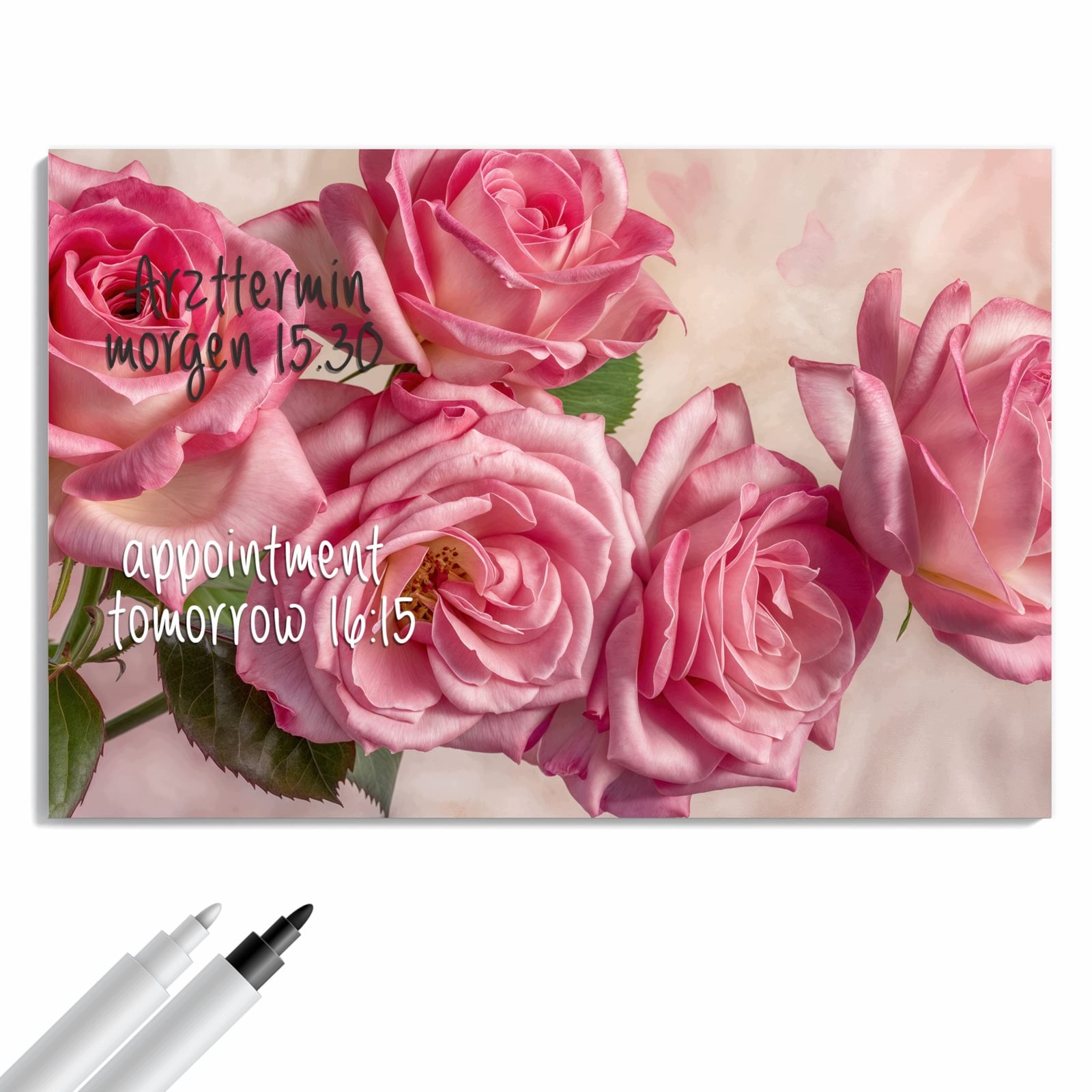 Magnetická tabule – obraz na zeď Nádhera růží | 60 × 40 cm