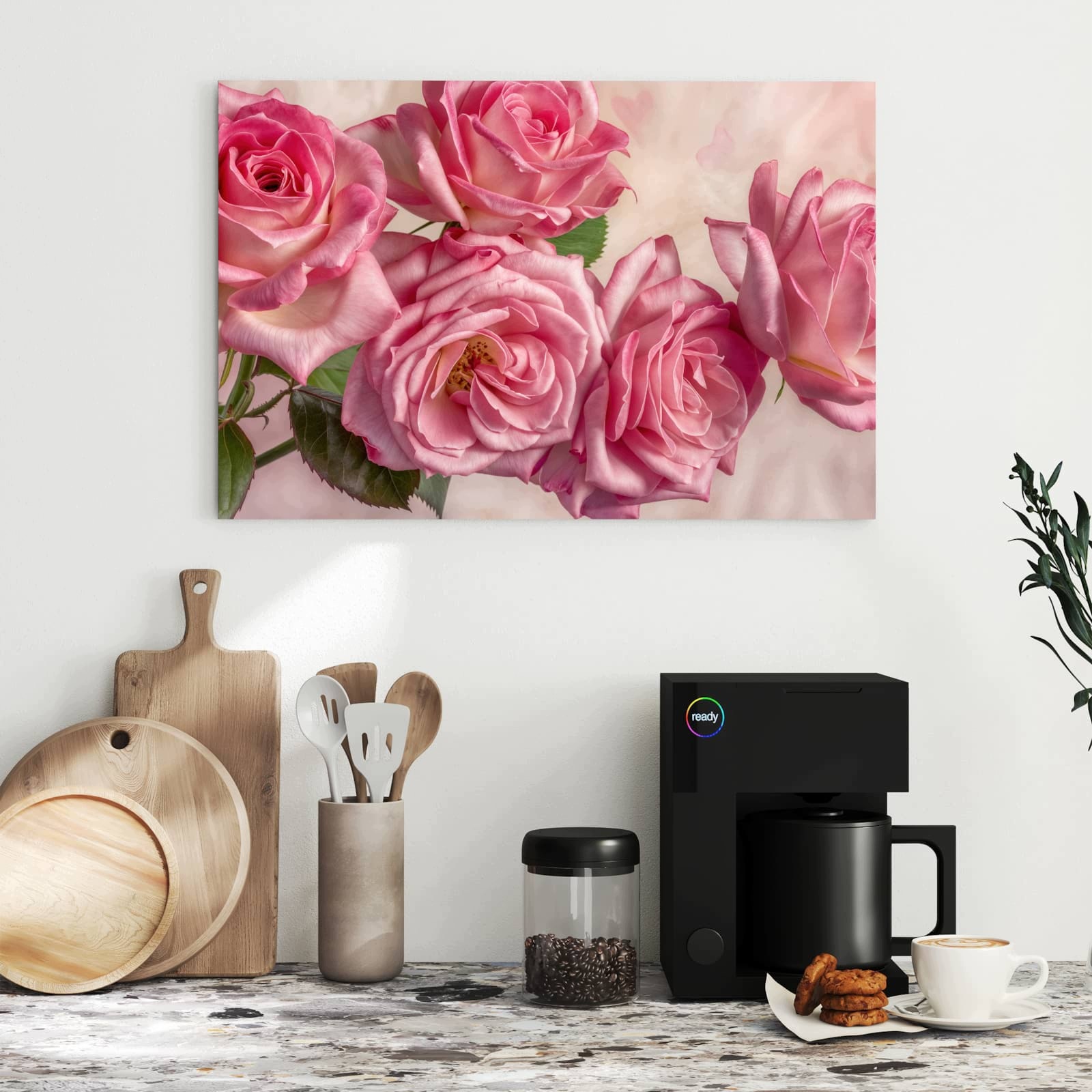 Magnetická tabule – obraz na zeď Nádhera růží | 60 × 40 cm