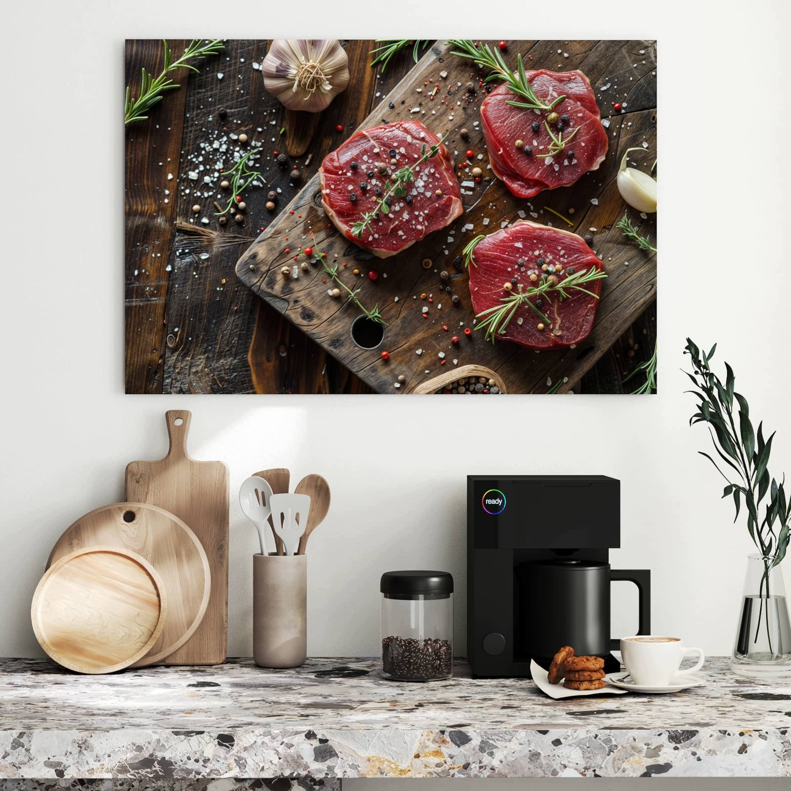 Magnetická tabule – obraz na zeď Čerstvé koření | 90 × 60 cm