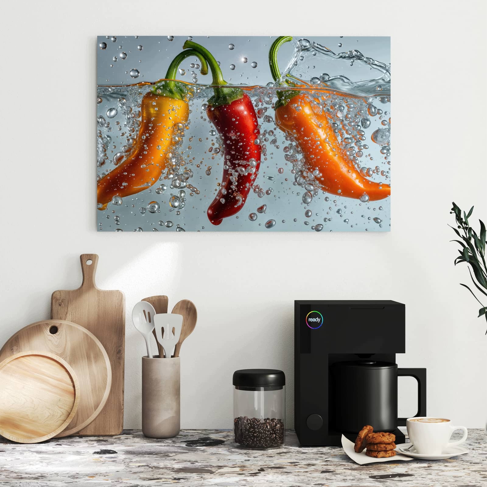 Magnetická tabule – obraz na zeď Šumivá paprika | 60 × 40 cm
