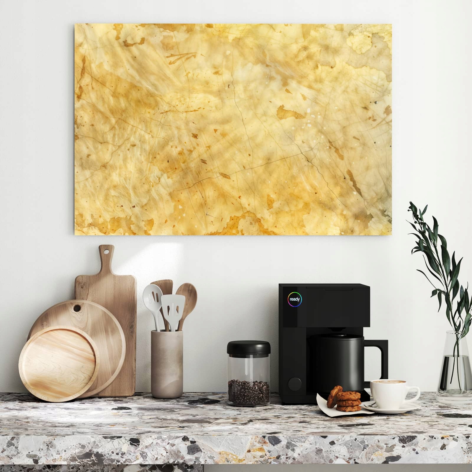 Magnetická tabule – obraz na zeď Mramorový povrch | 90 × 60 cm
