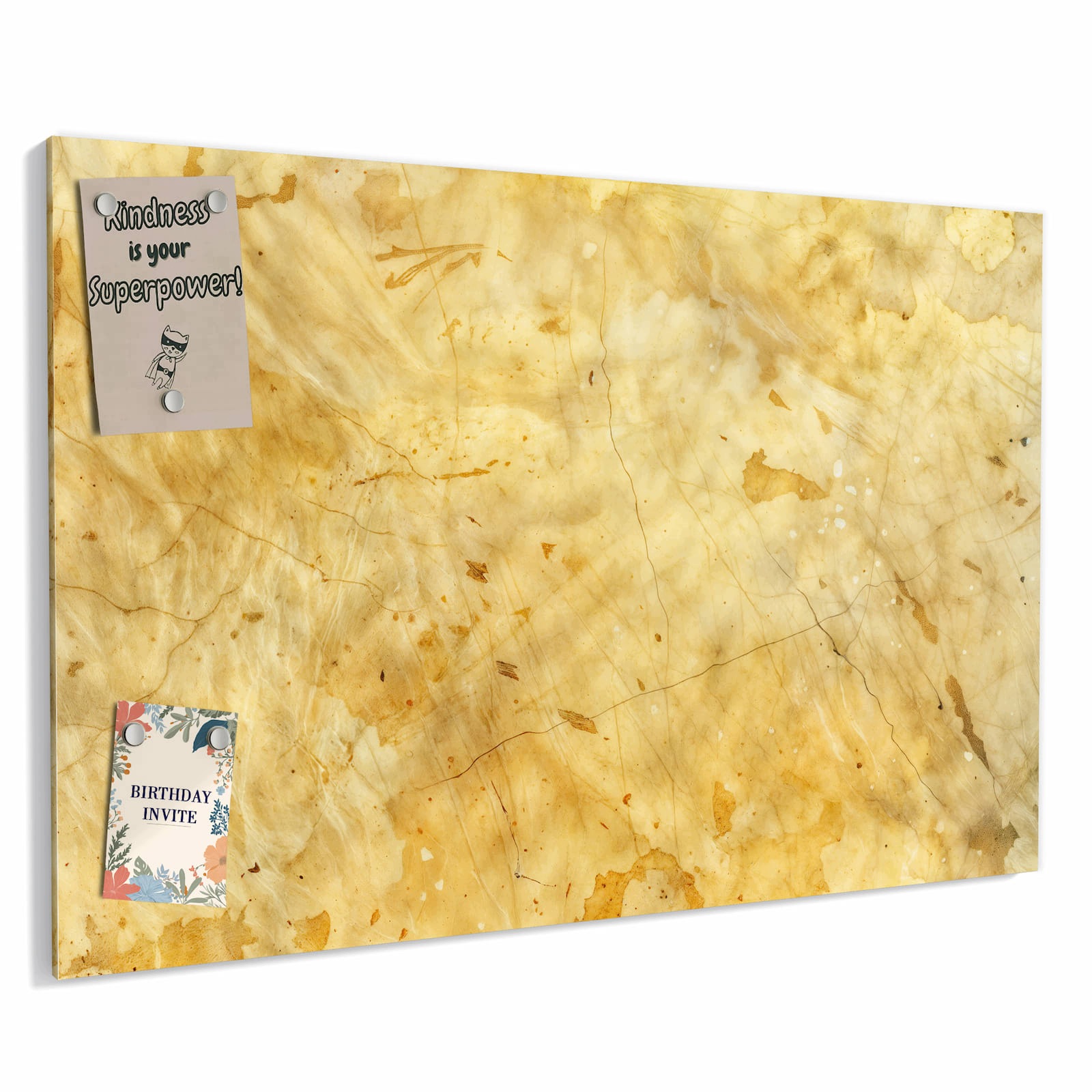Magnetická tabule – obraz na zeď Mramorový povrch | 90 × 60 cm