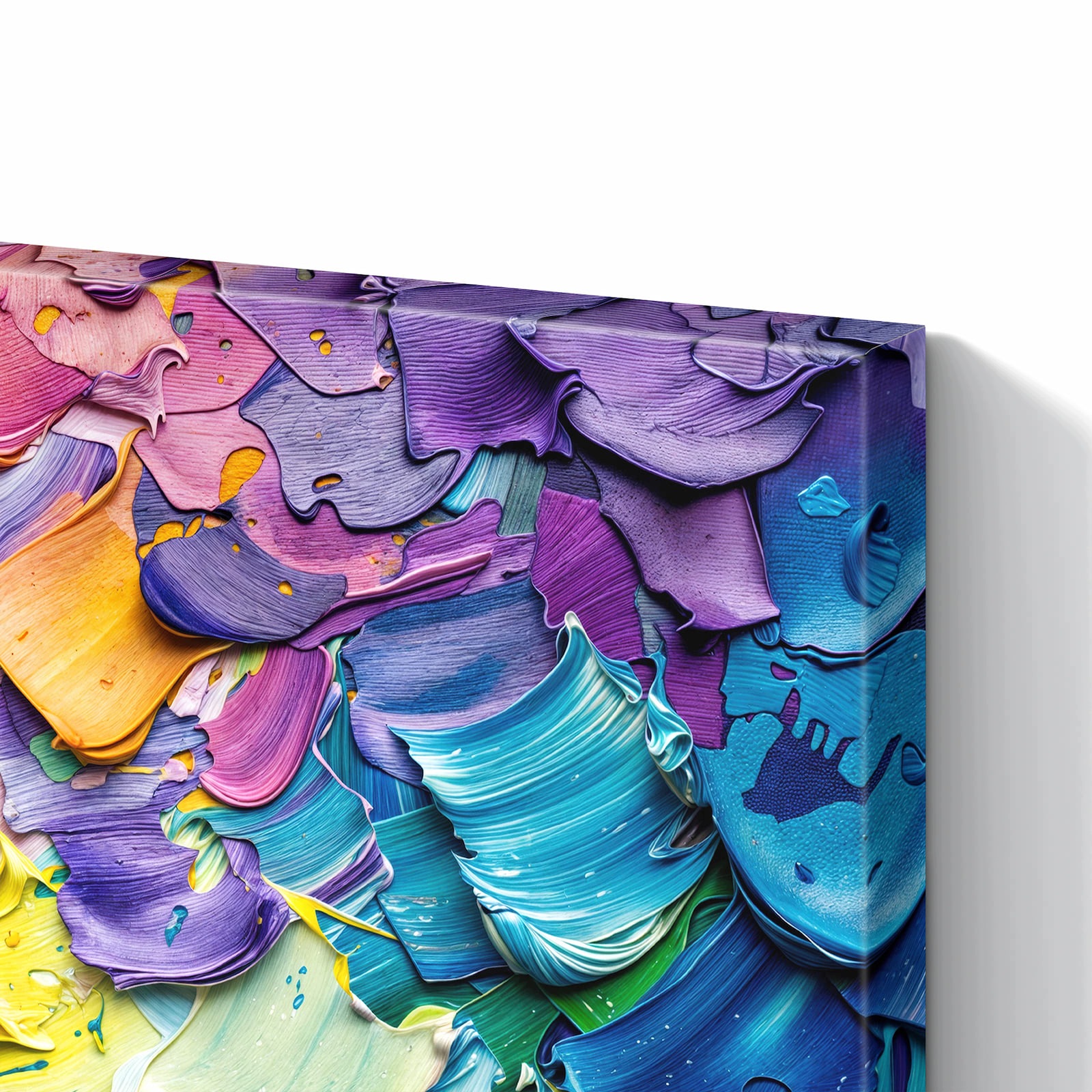 Magnetická tabule – obraz na zeď Barevné tahy štětce | 60 × 40 cm