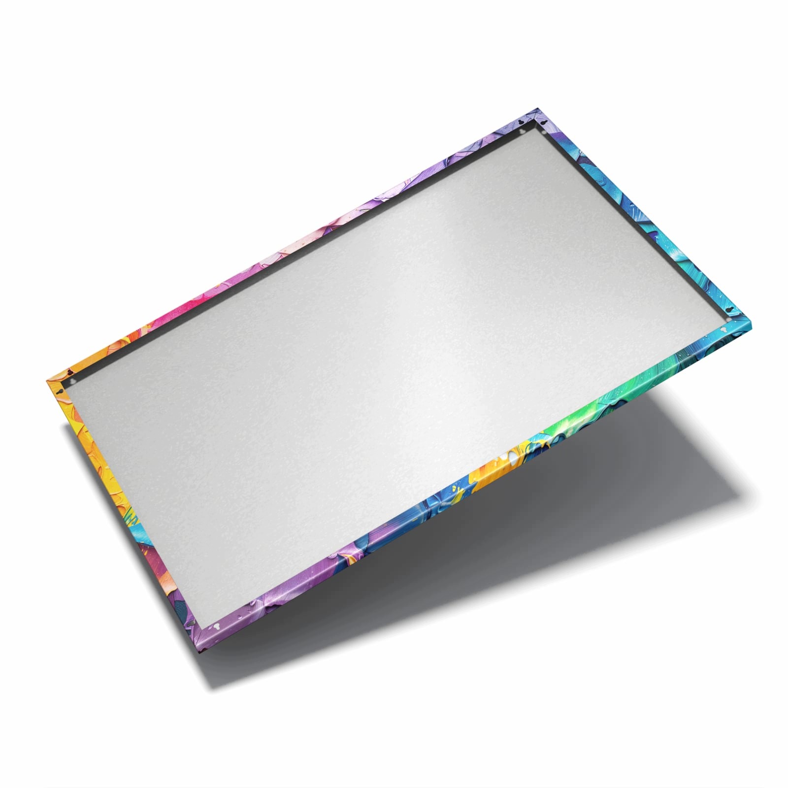 Magnetická tabule – obraz na zeď Barevné tahy štětce | 60 × 40 cm