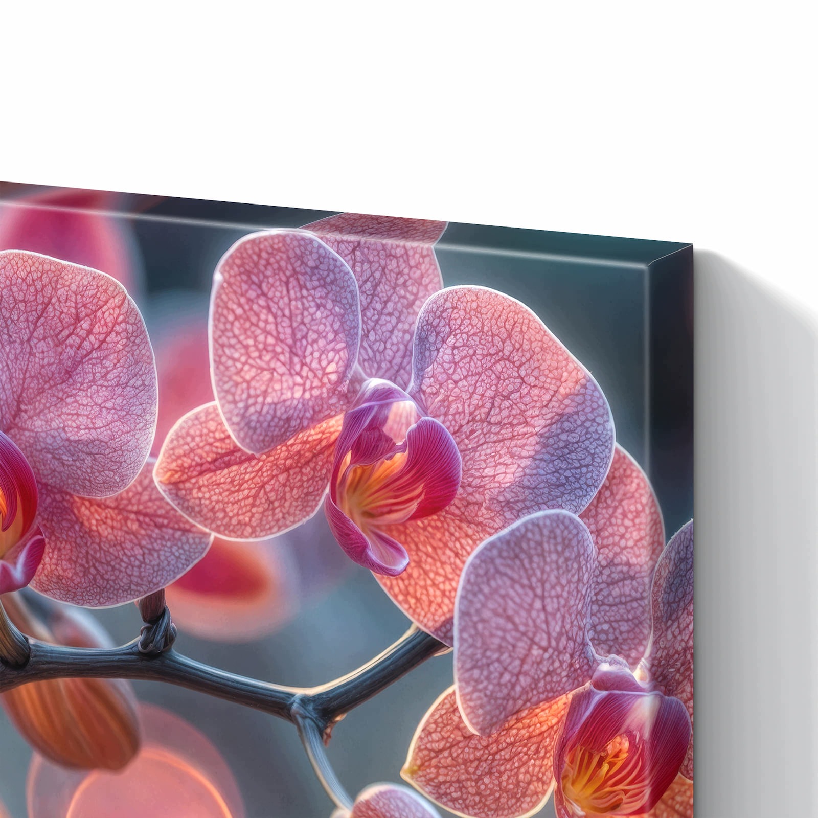 Magnetická tabule – obraz na zeď Orchidej bokeh | 90 × 60 cm