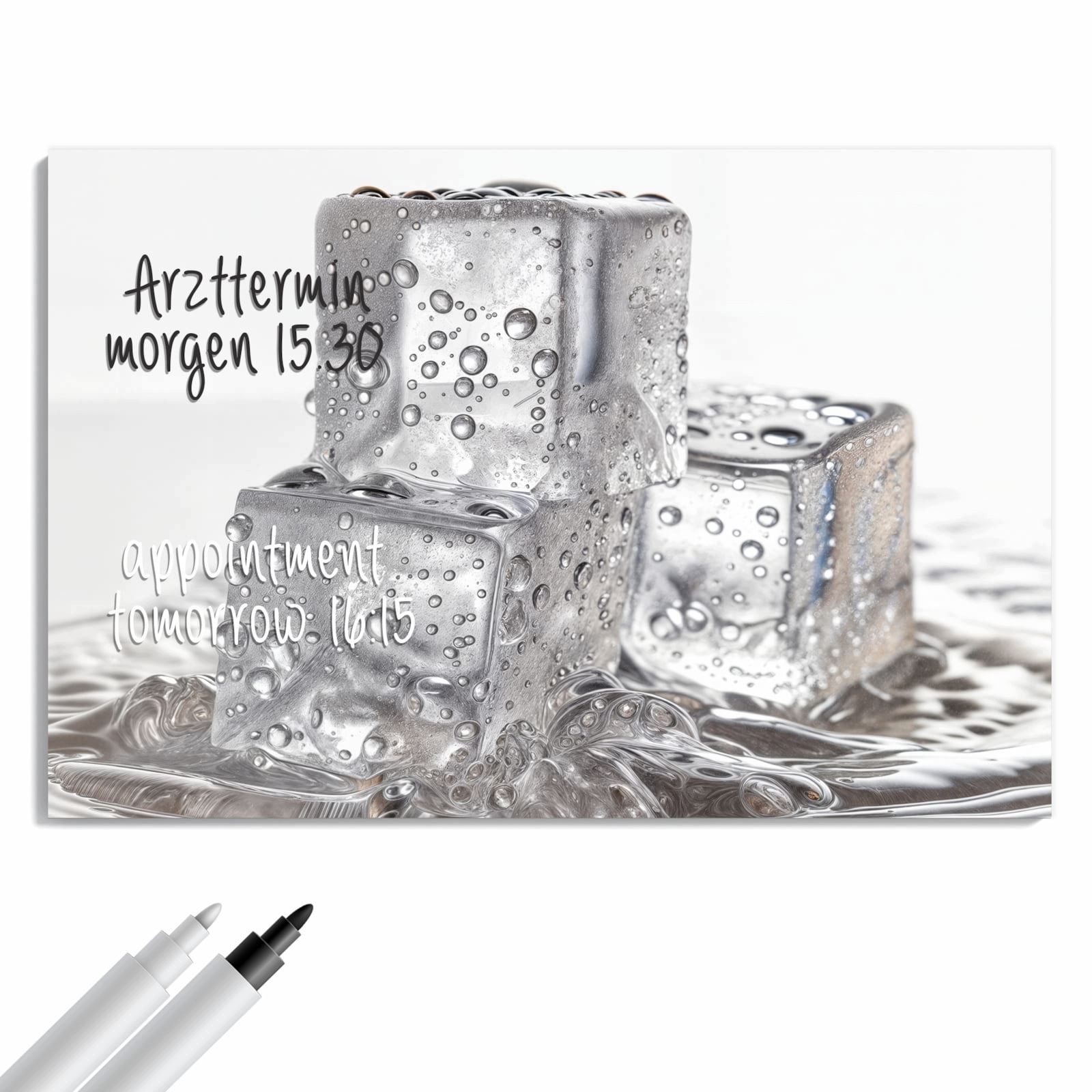 Magnetická tabule – obraz na zeď Kostky ledu | 60 × 40 cm