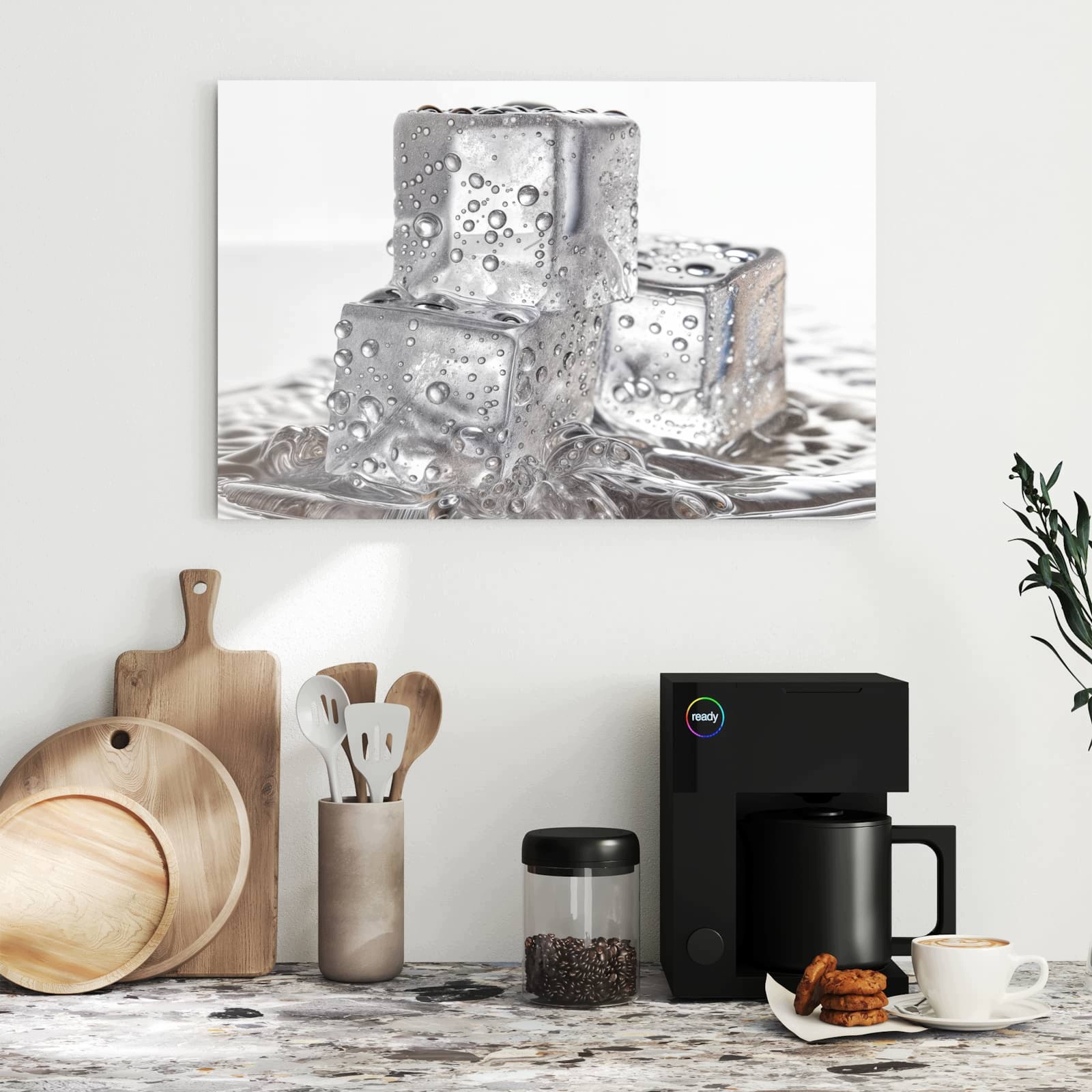 Magnetická tabule – obraz na zeď Kostky ledu | 60 × 40 cm