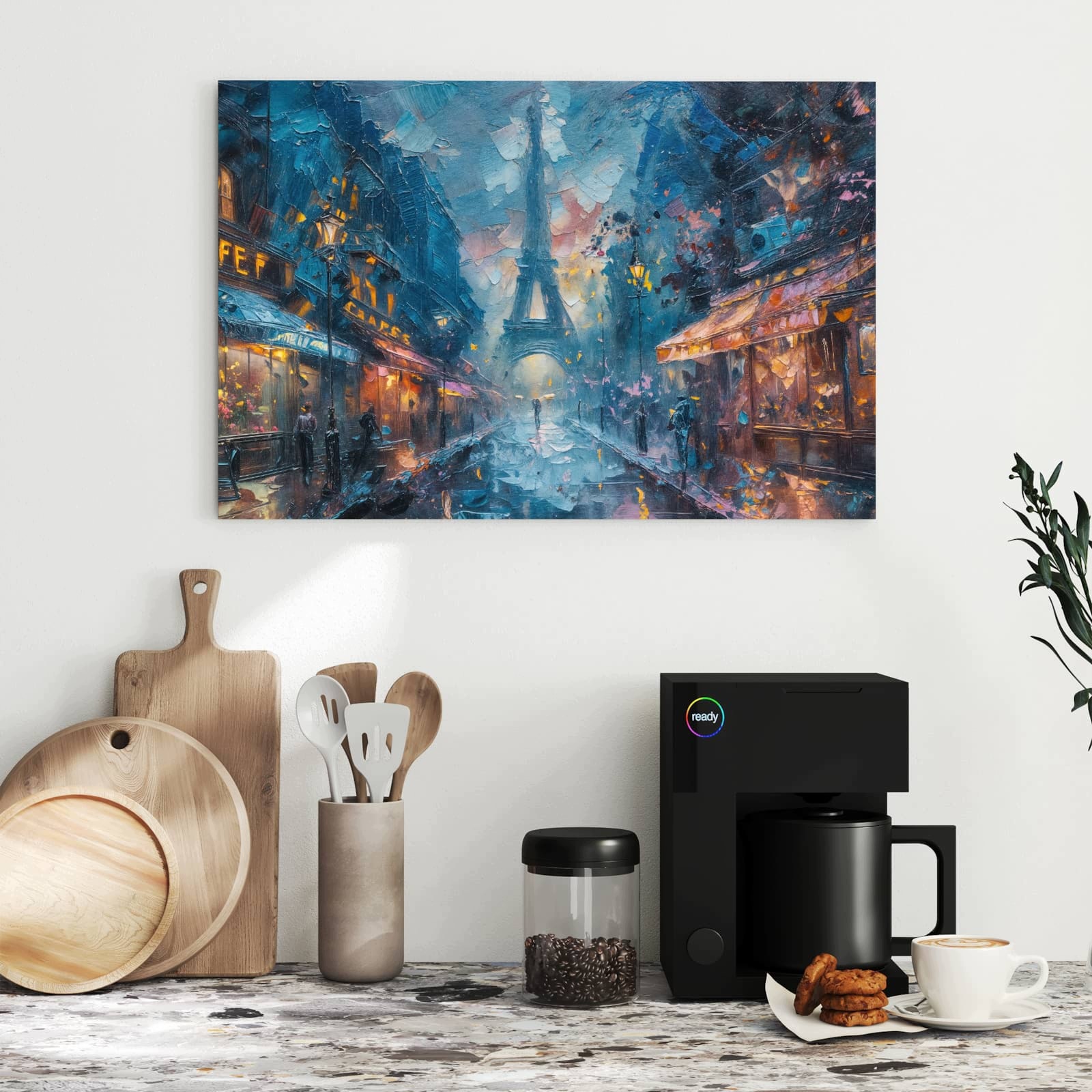 Magnetická tabule – obraz na zeď Pařížská noc | 60 × 40 cm