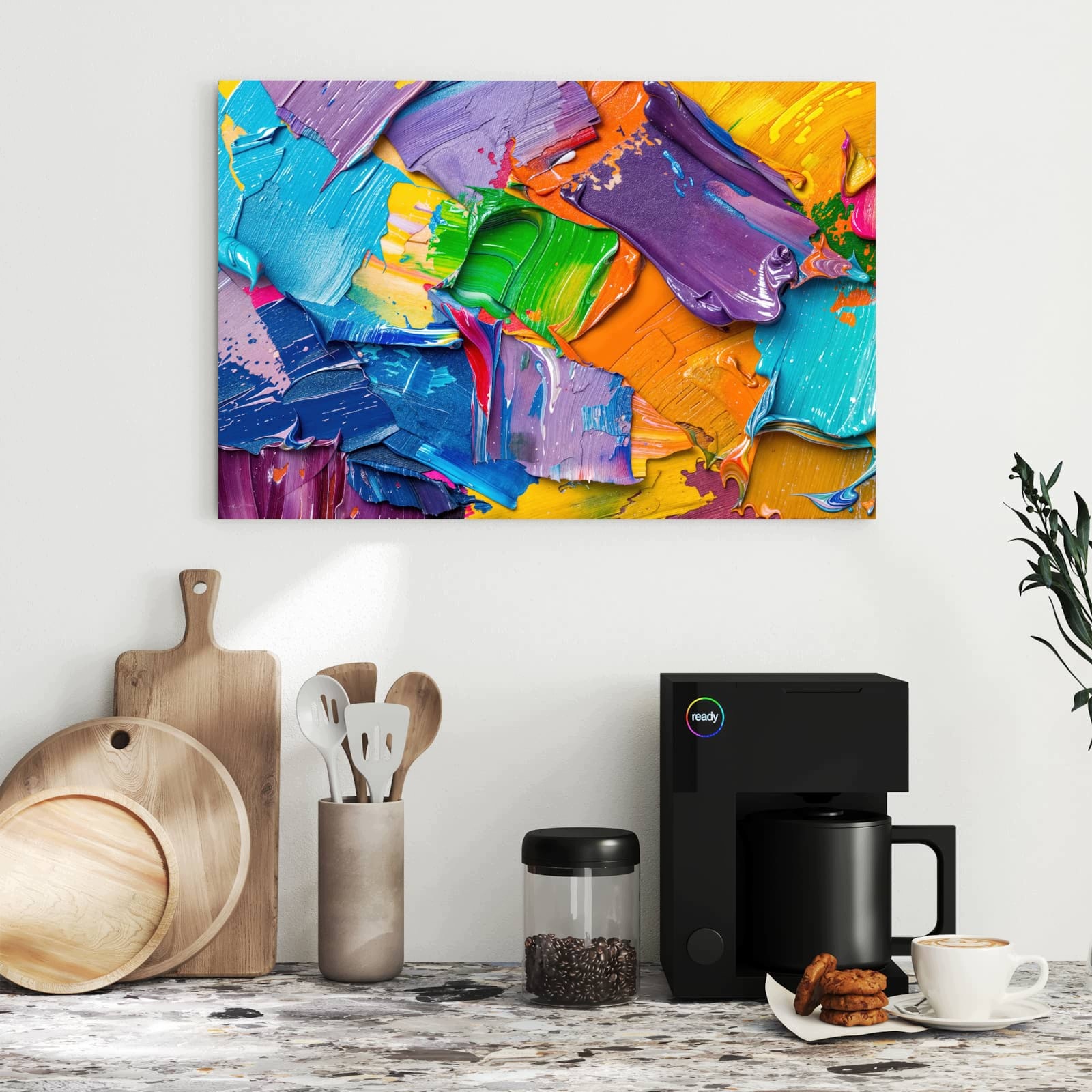 Magnetická tabule – obraz na zeď Symfonie barev | 60 × 40 cm