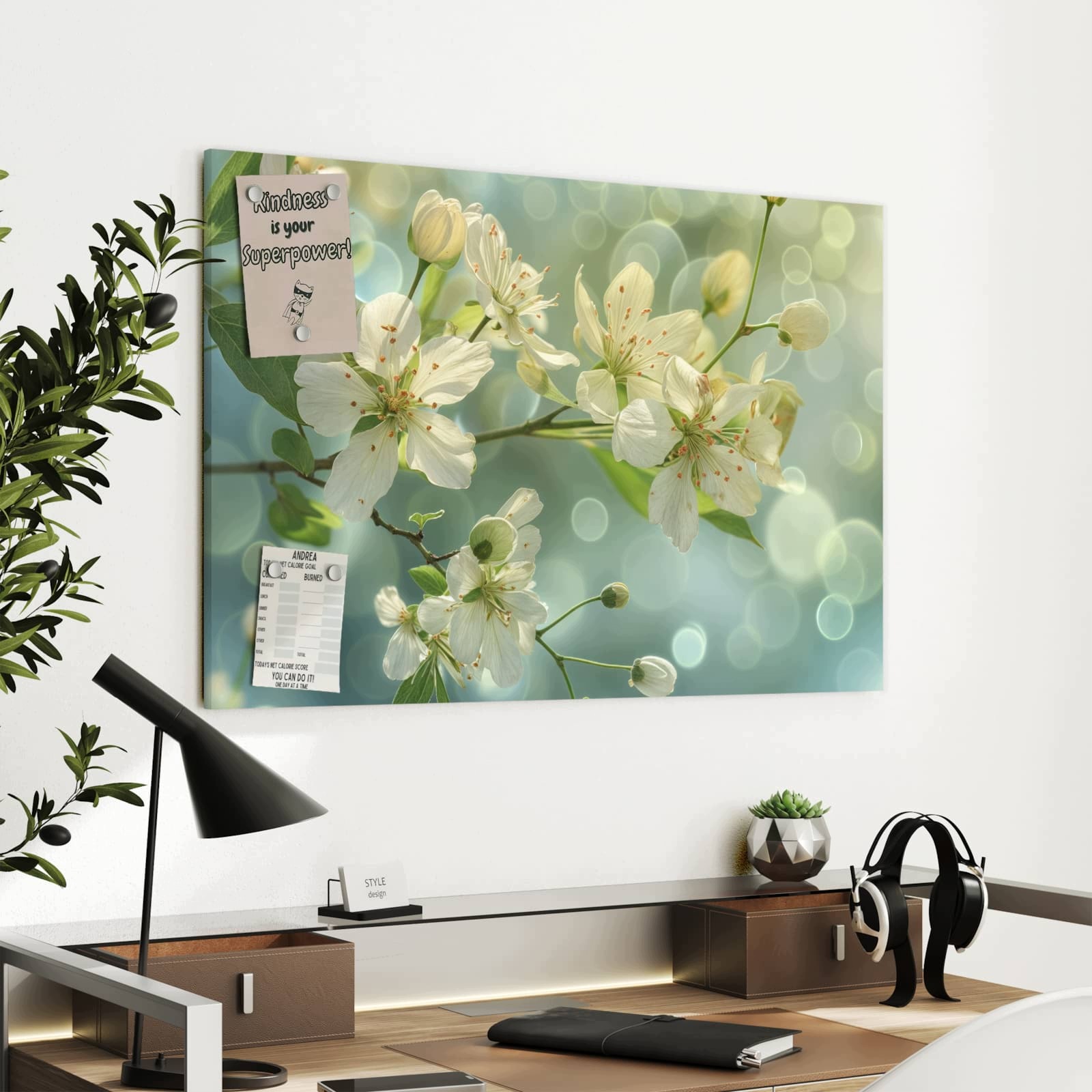Magnetická tabule – obraz na zeď Probouzení jara | 90 × 60 cm