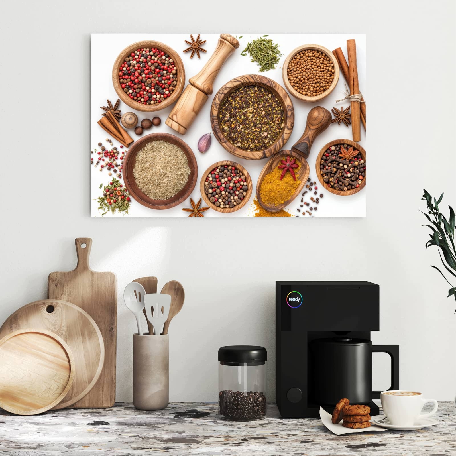Magnetická tabule – obraz na zeď Kolekce koření a doplňků | 60 × 40 cm