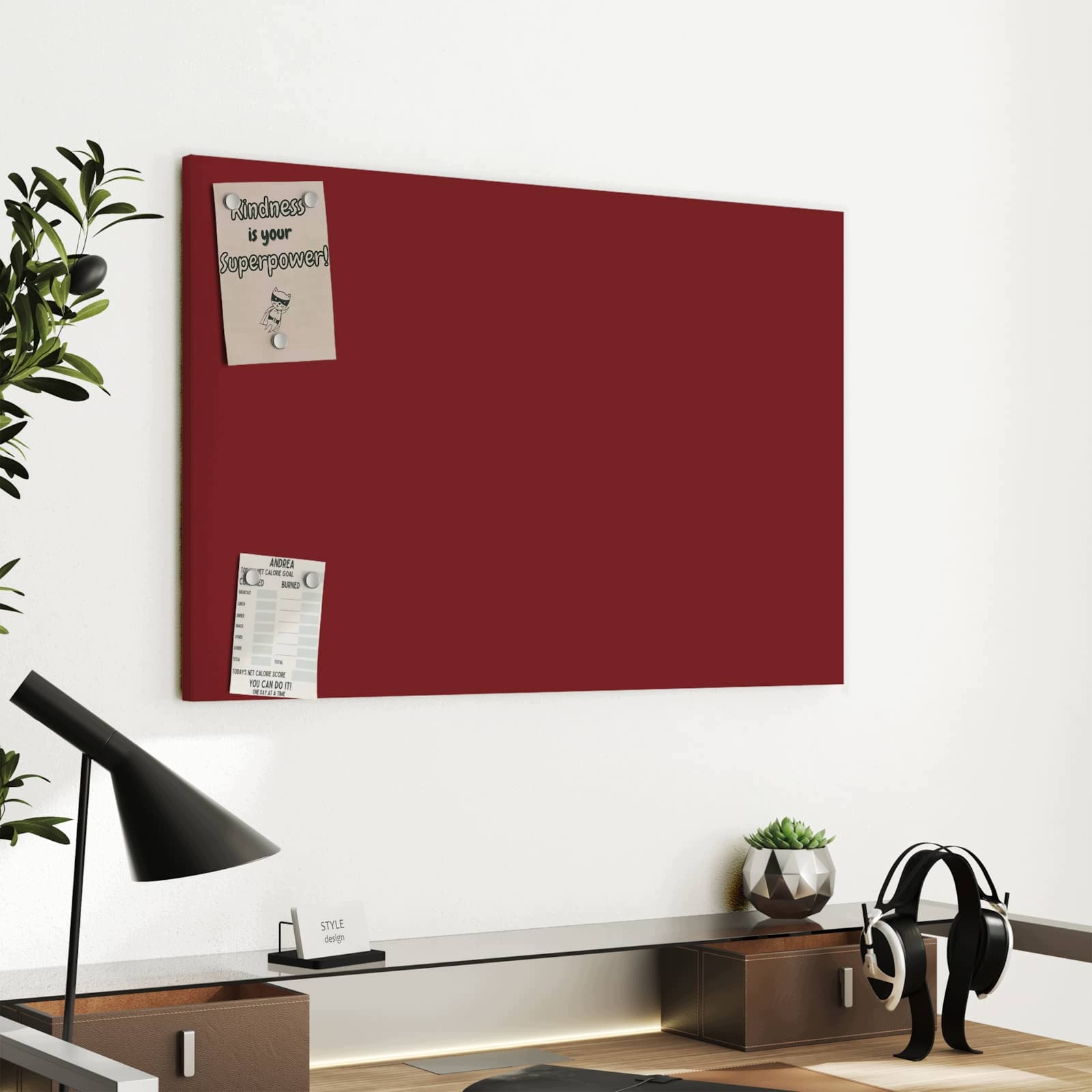 Magnetická tabule – obraz na zeď Vínové pozadí I | 60 × 40 cm