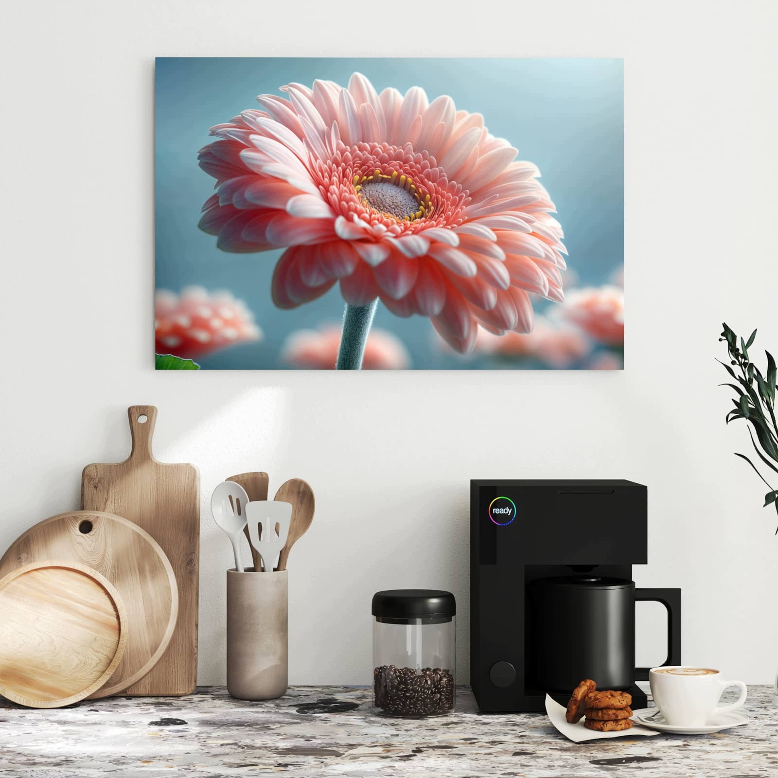 Magnetická tabule – obraz na zeď Teplá nádhera květin | 60 × 40 cm