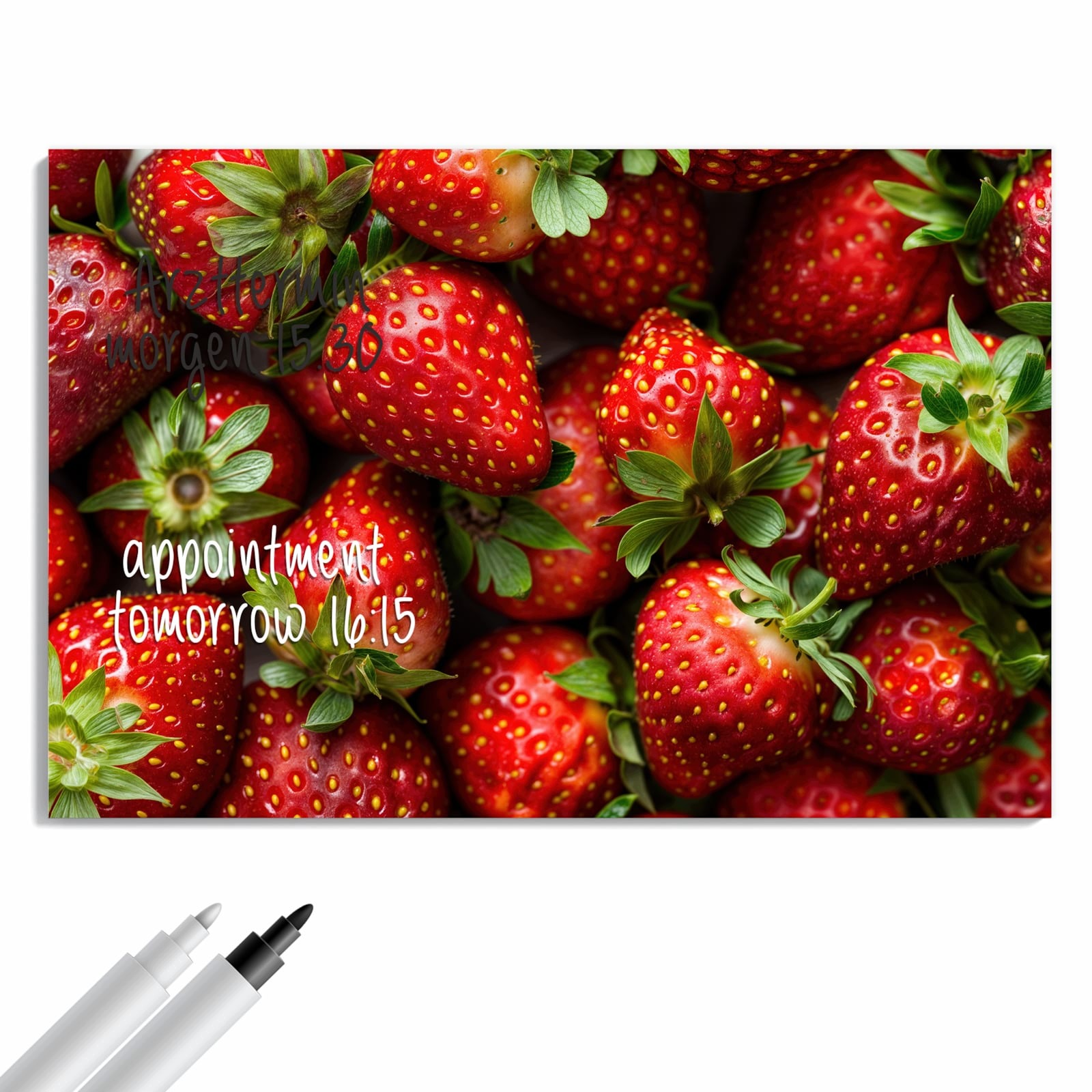 Magnetická tabule – obraz na zeď Čerstvé jahody | 60 × 40 cm